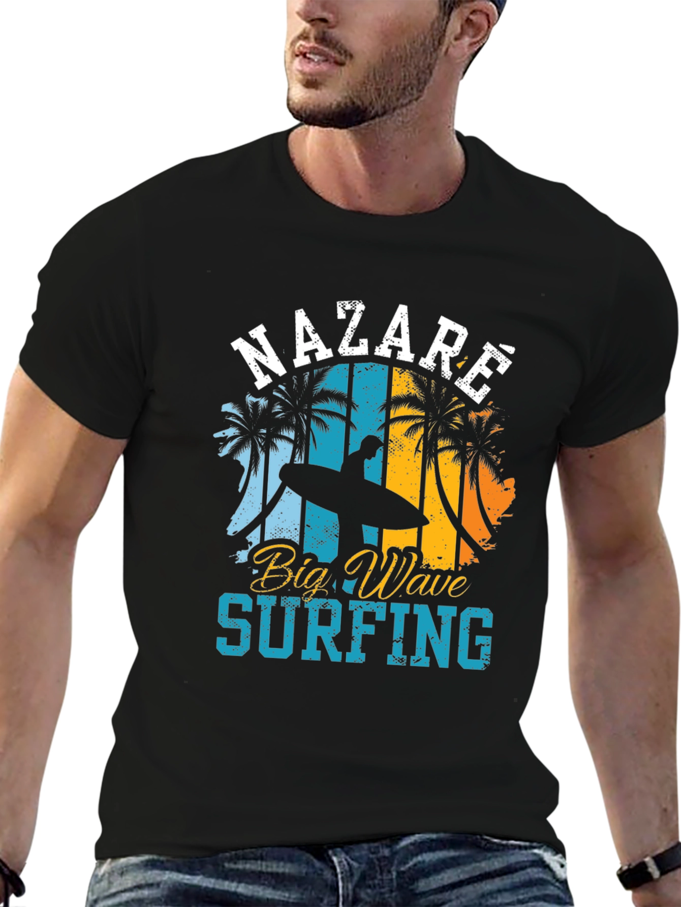 Nazare Big Wave Surfing Tee