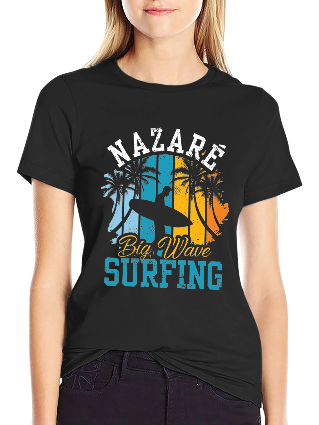 Nazare Big Wave Surfing Tee