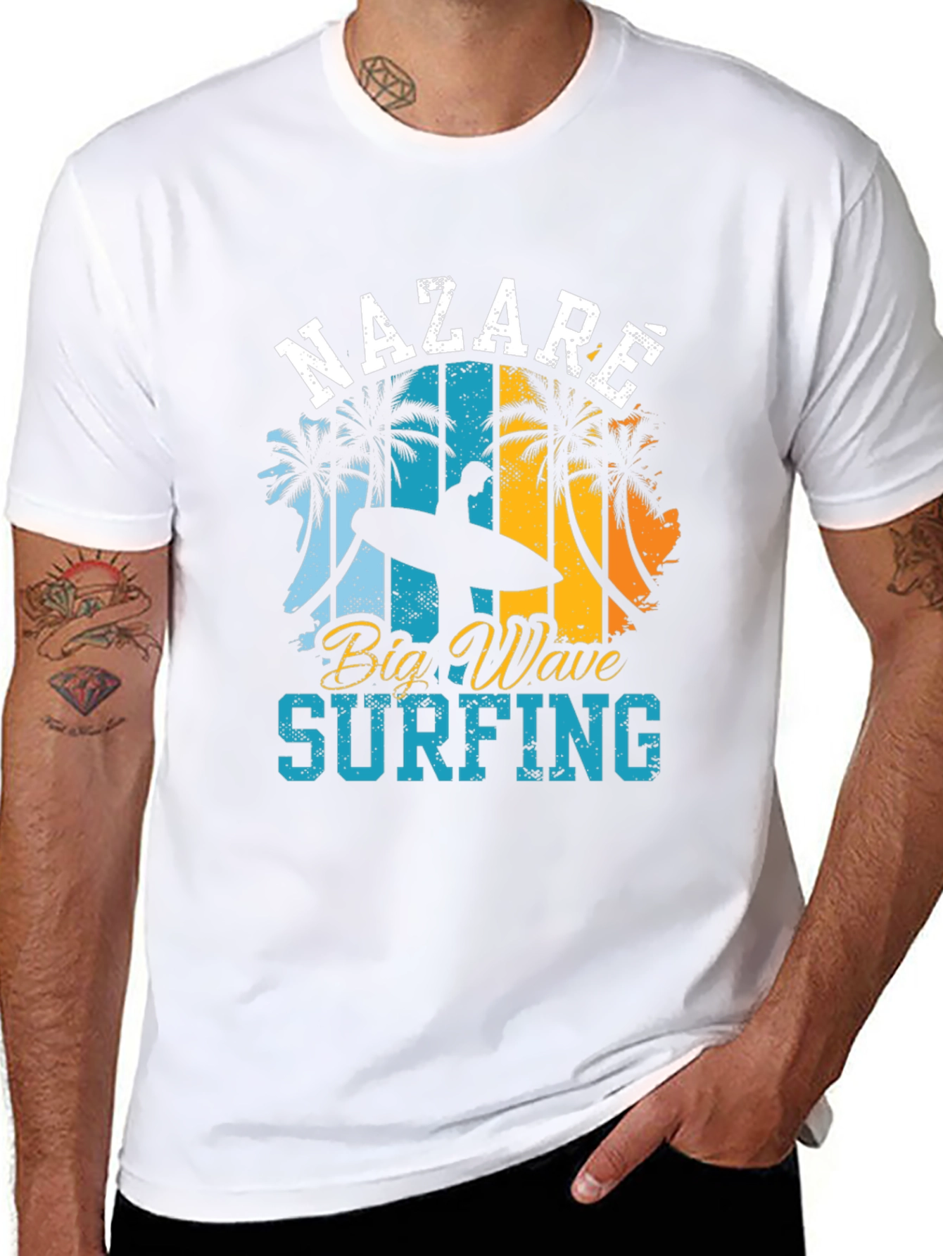 Nazare Big Wave Surfing Tee