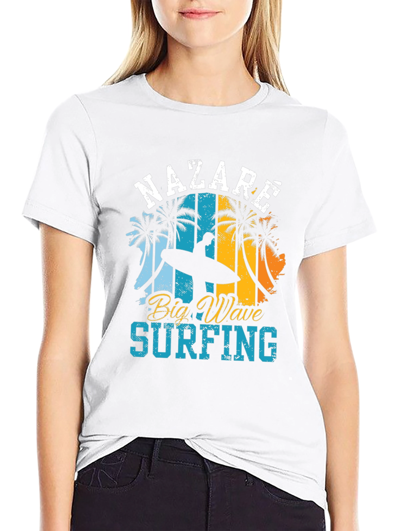 Nazare Big Wave Surfing Tee
