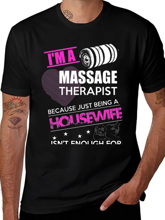 Massage Therapist Graphic Tee Funny Gift