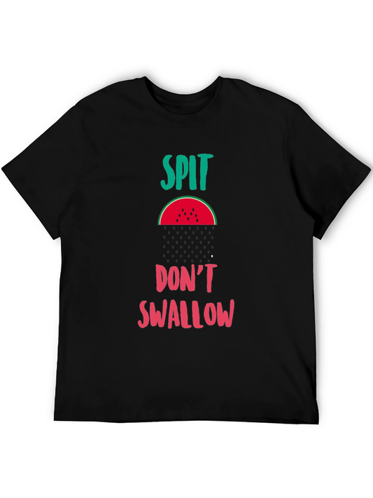Spit Dont Swallow Black T-Shirt
