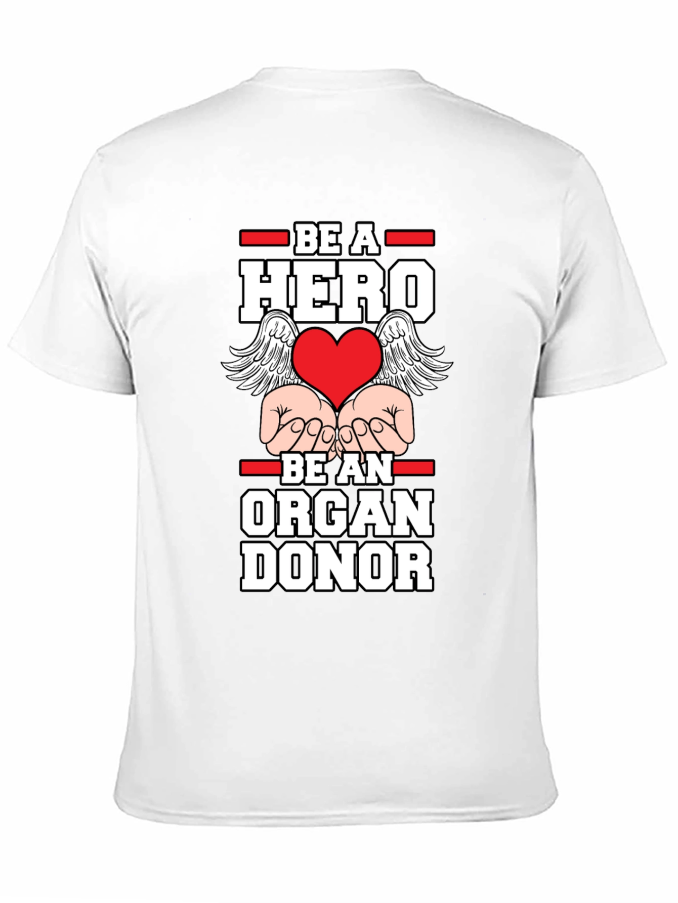 Be a Hero Organ Donor Graphic Tee