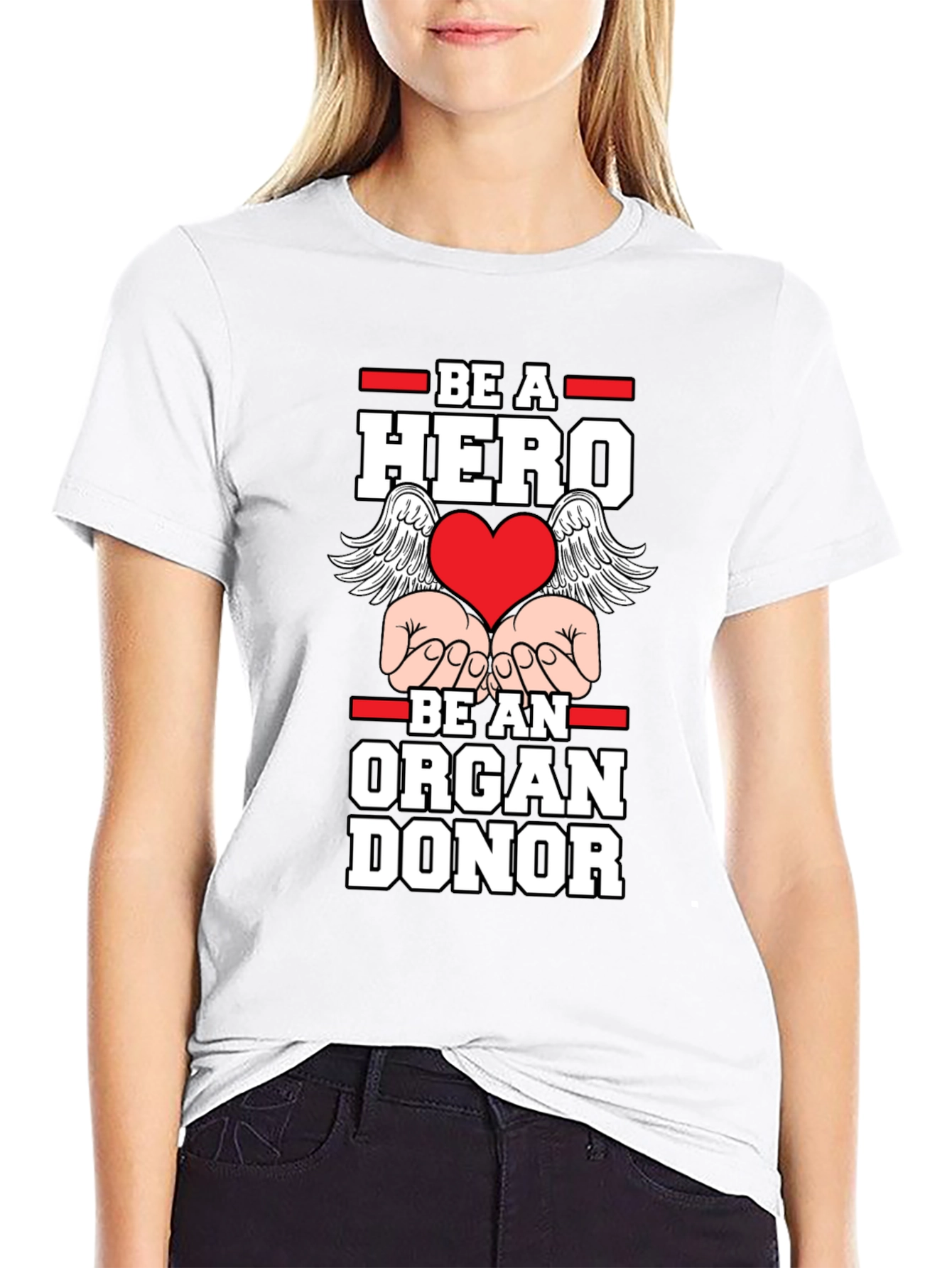 Be a Hero Organ Donor Graphic Tee