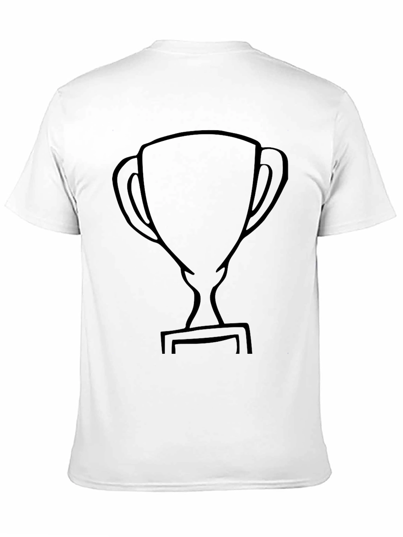 Black Trophy Graphic T-Shirt - Casual Comfort