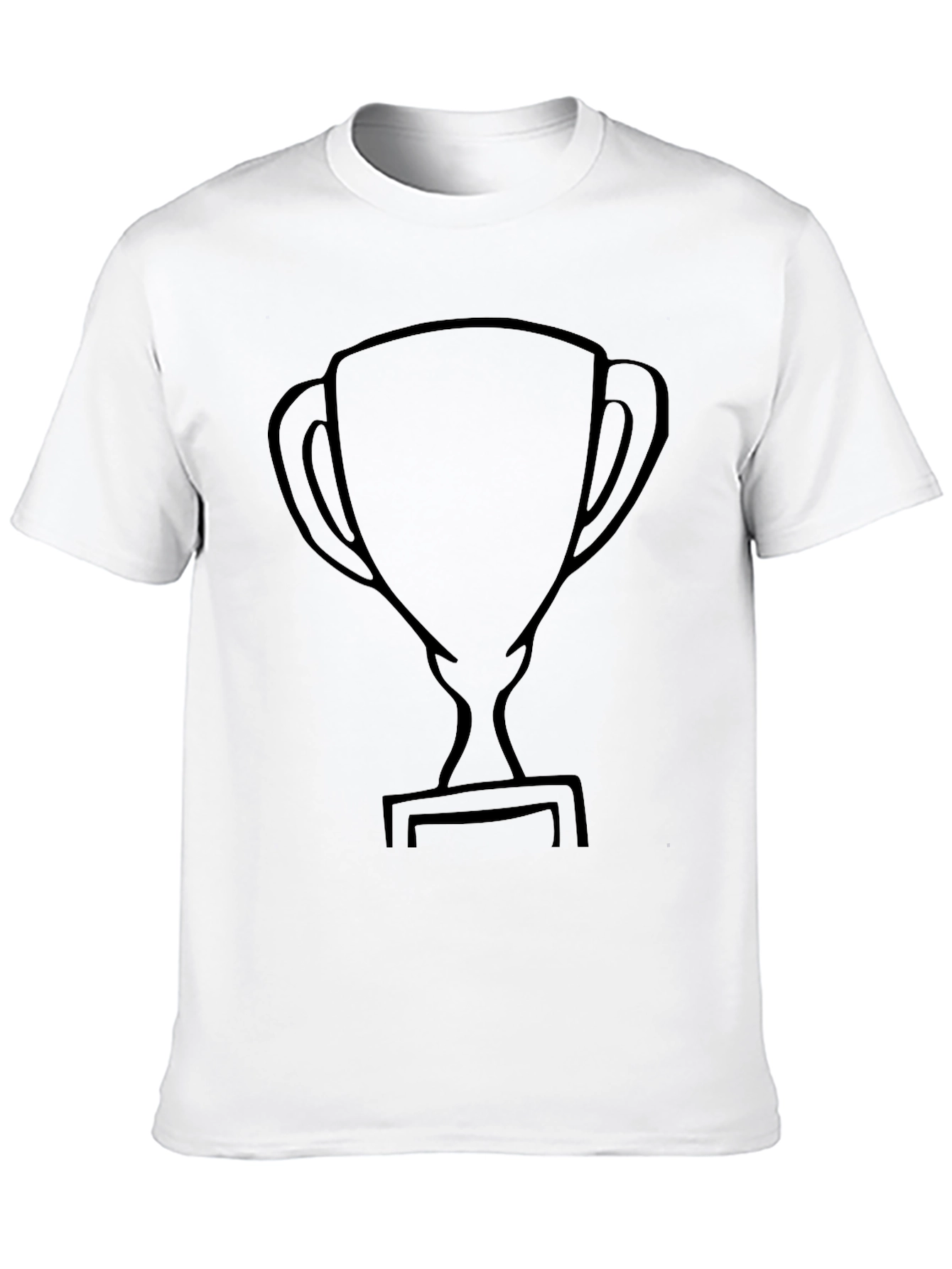 Black Trophy Graphic T-Shirt - Casual Comfort