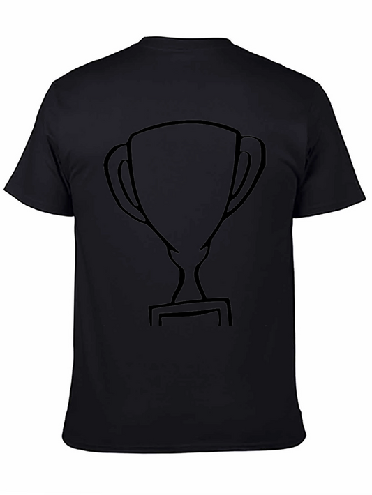 Black Trophy Graphic T-Shirt - Casual Comfort
