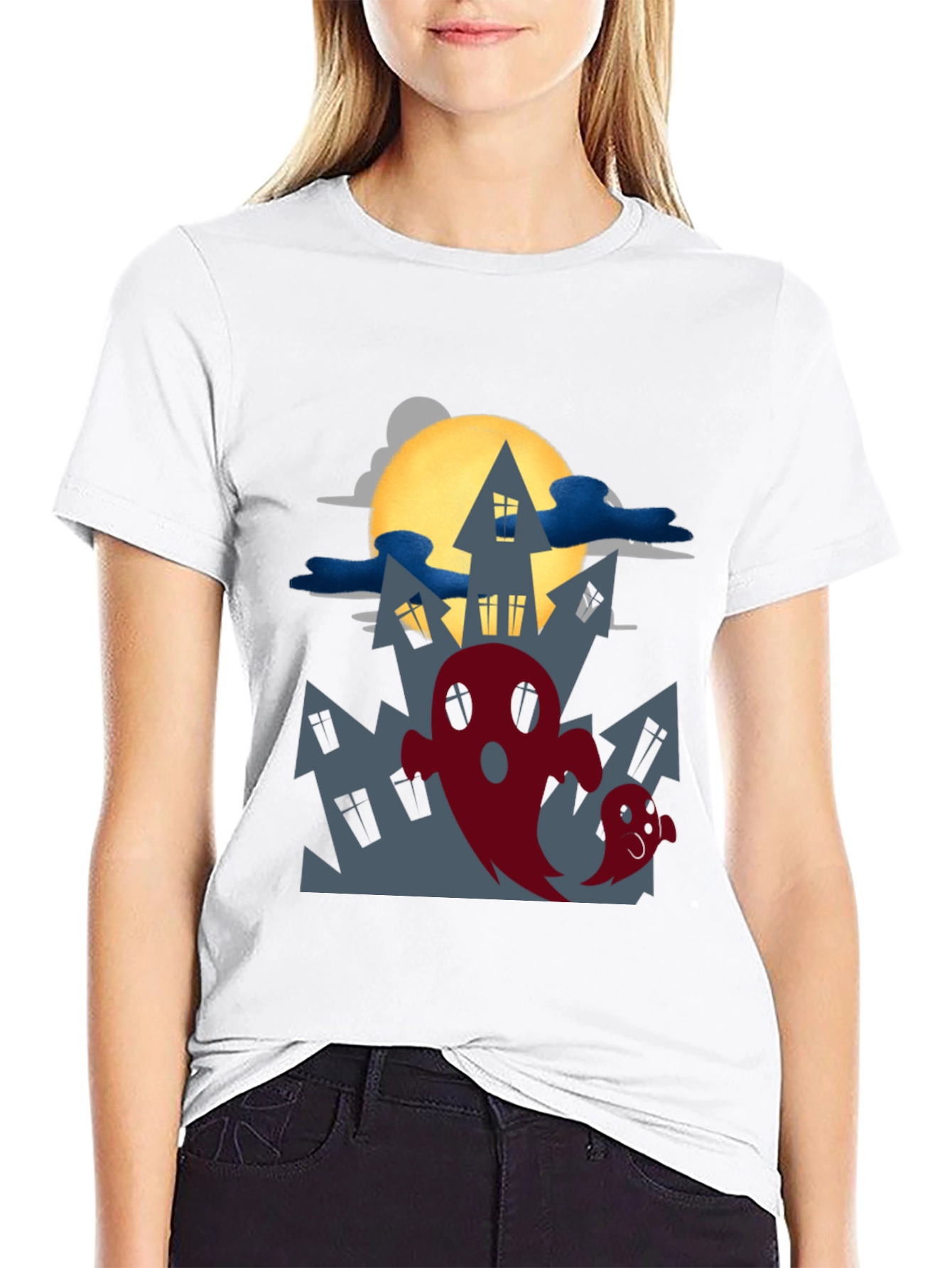 Spooky Halloween Ghost T-Shirt
