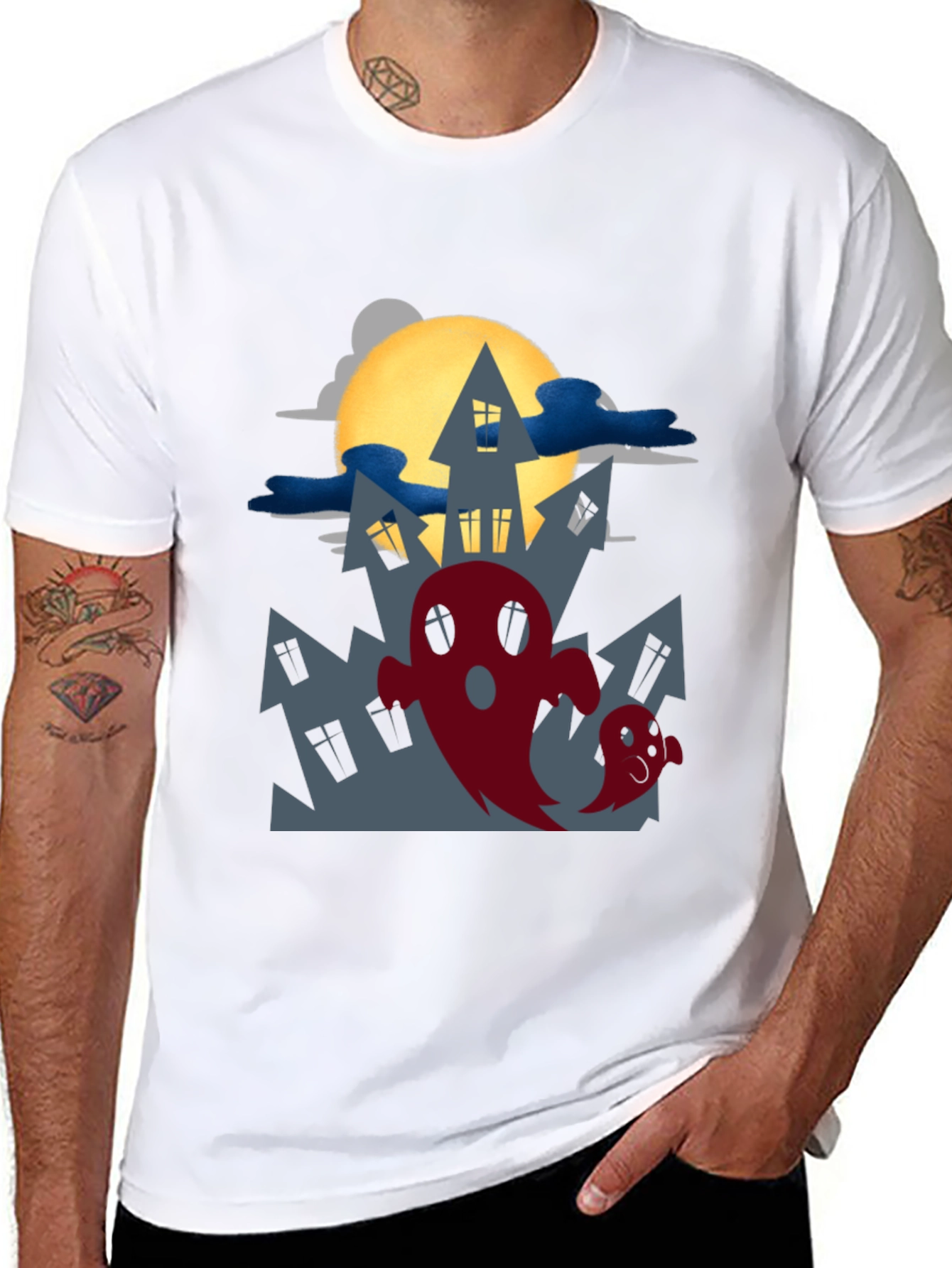 Spooky Halloween Ghost T-Shirt