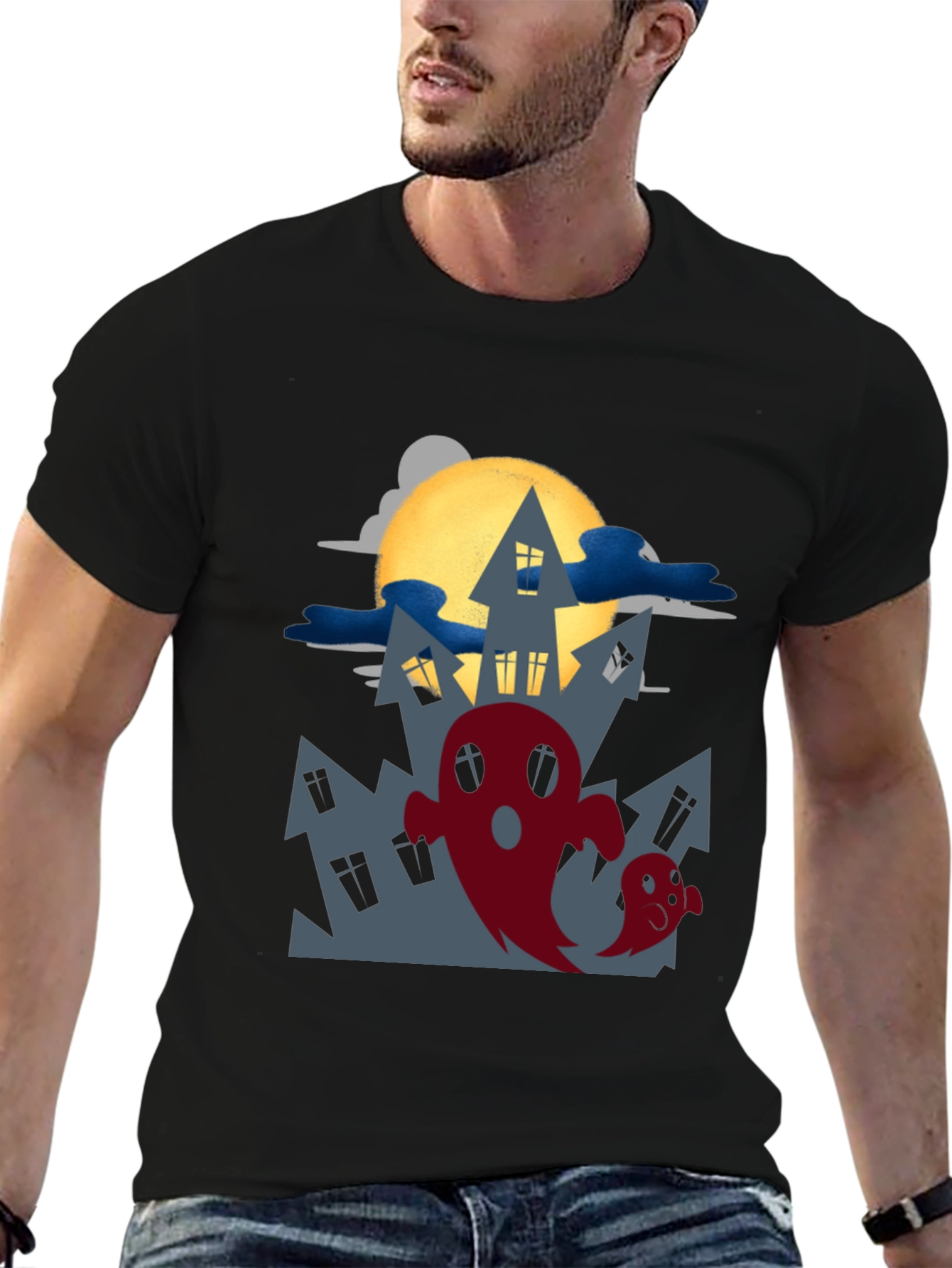 Spooky Halloween Ghost T-Shirt
