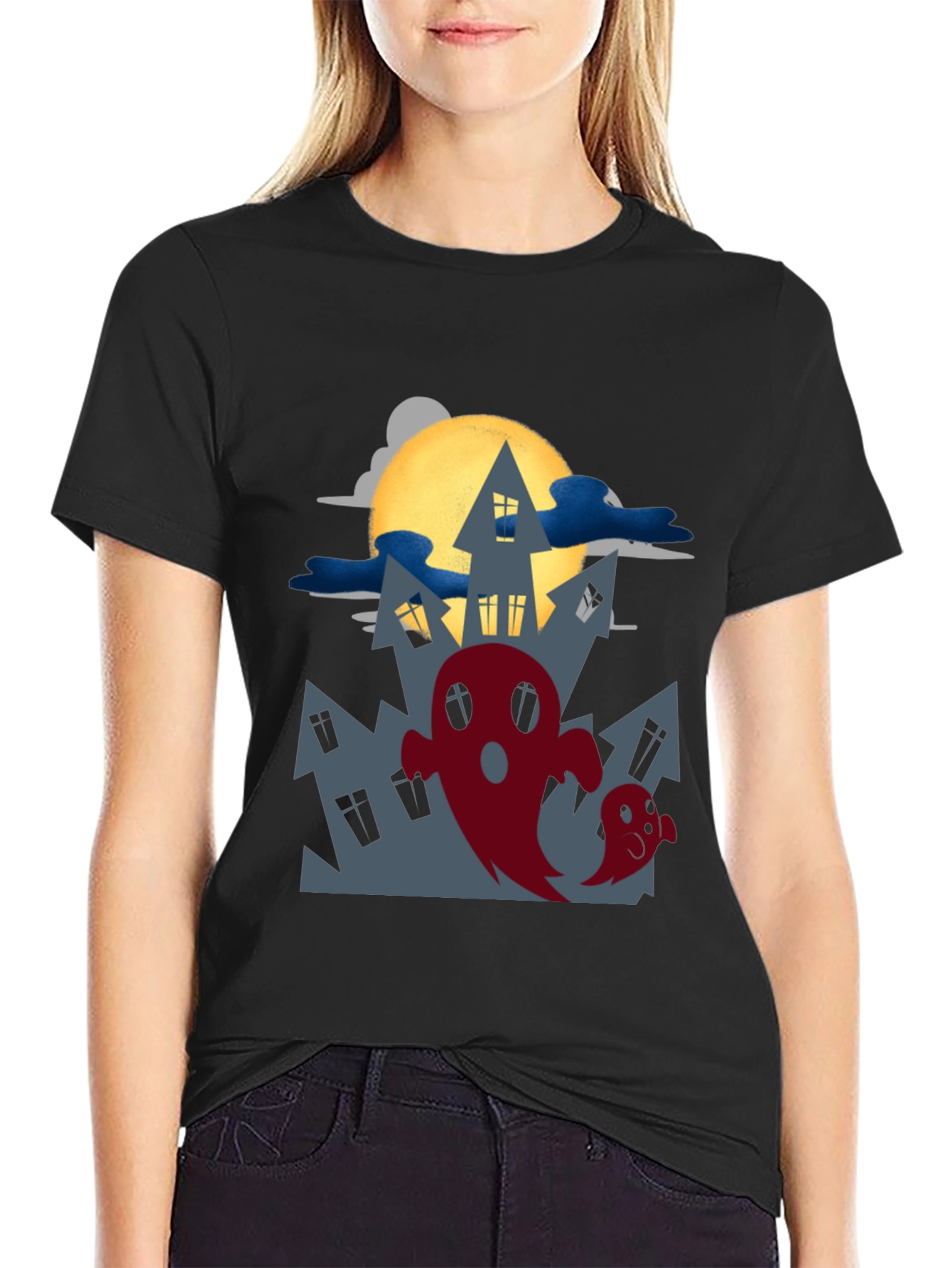 Spooky Halloween Ghost T-Shirt