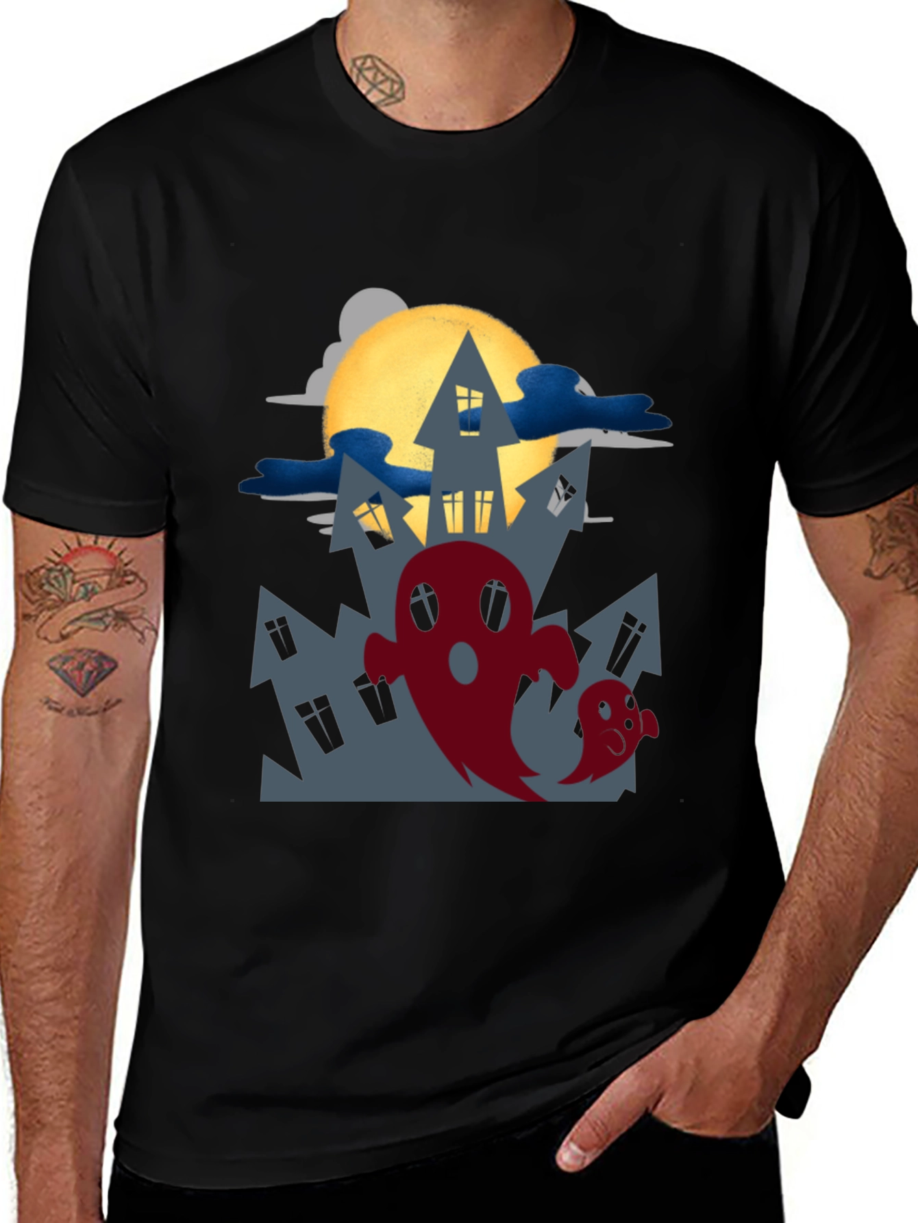 Spooky Halloween Ghost T-Shirt