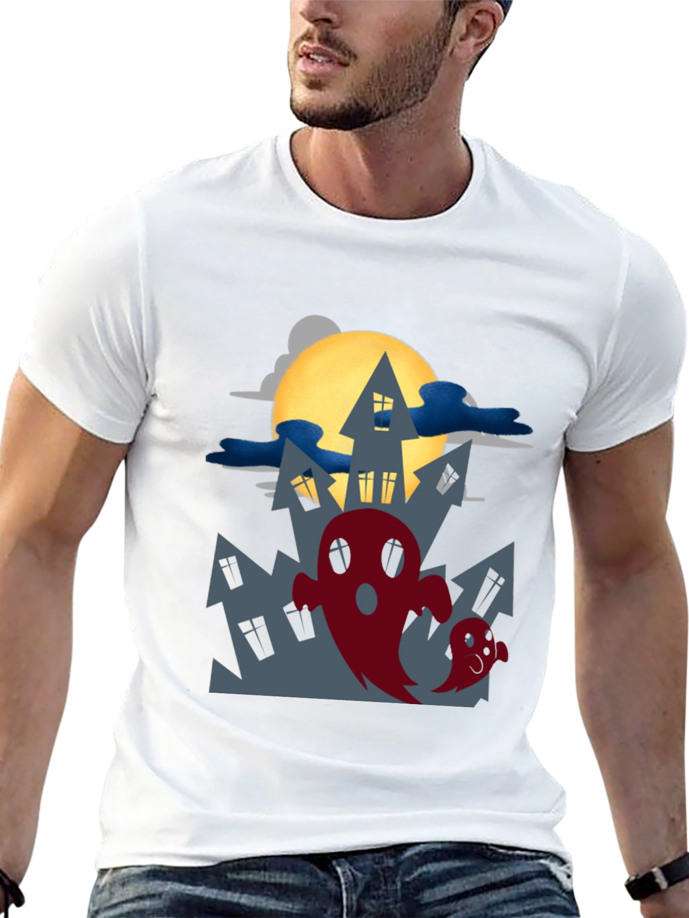 Spooky Halloween Ghost T-Shirt
