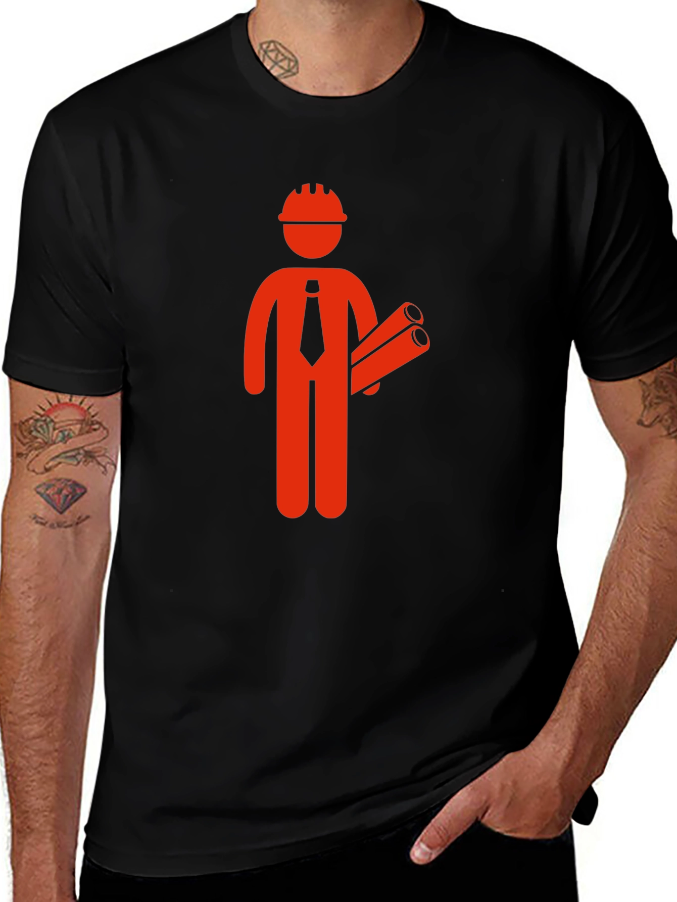 Architect Graphic Tee - Construction Humor Shirt
