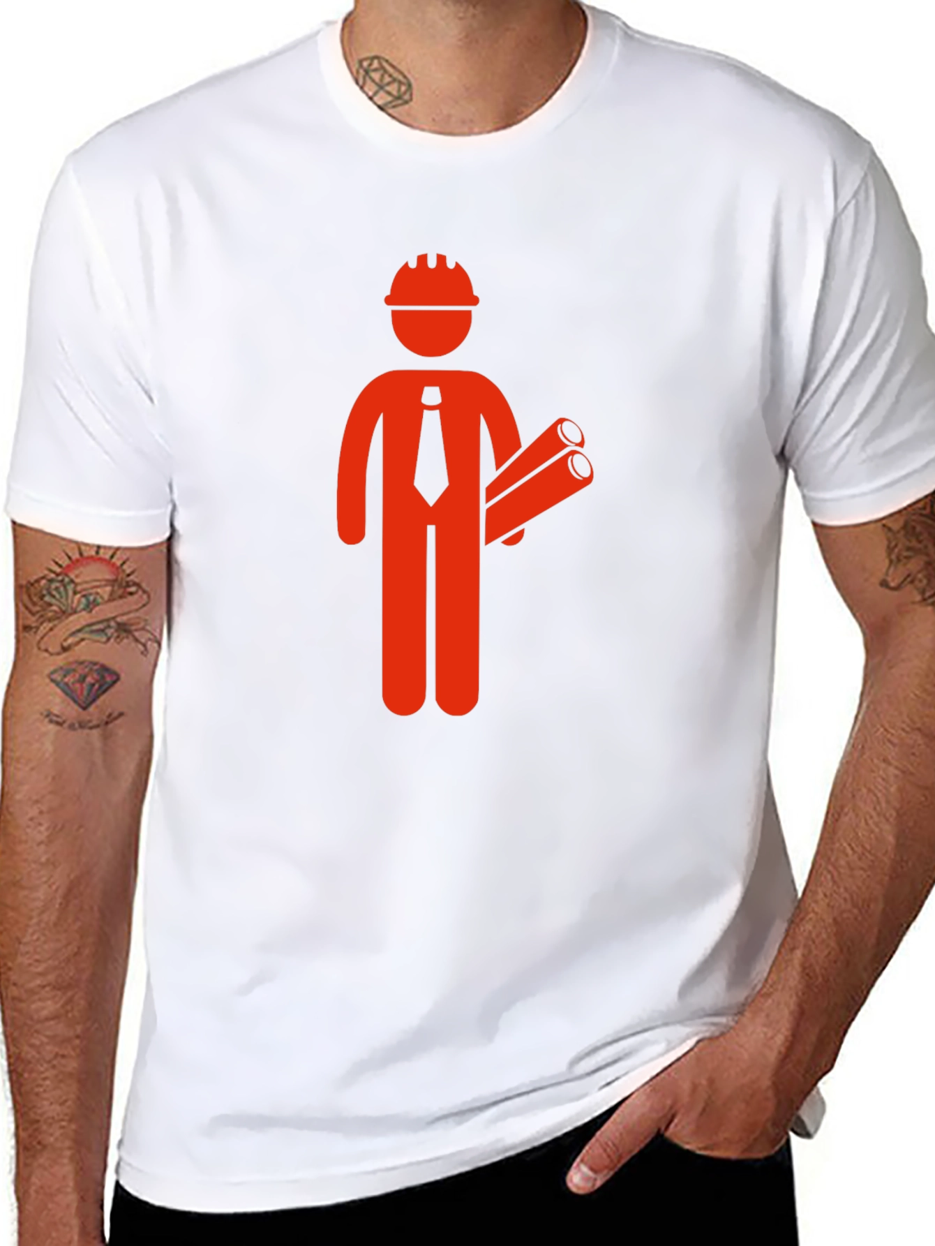 Architect Graphic Tee - Construction Humor Shirt