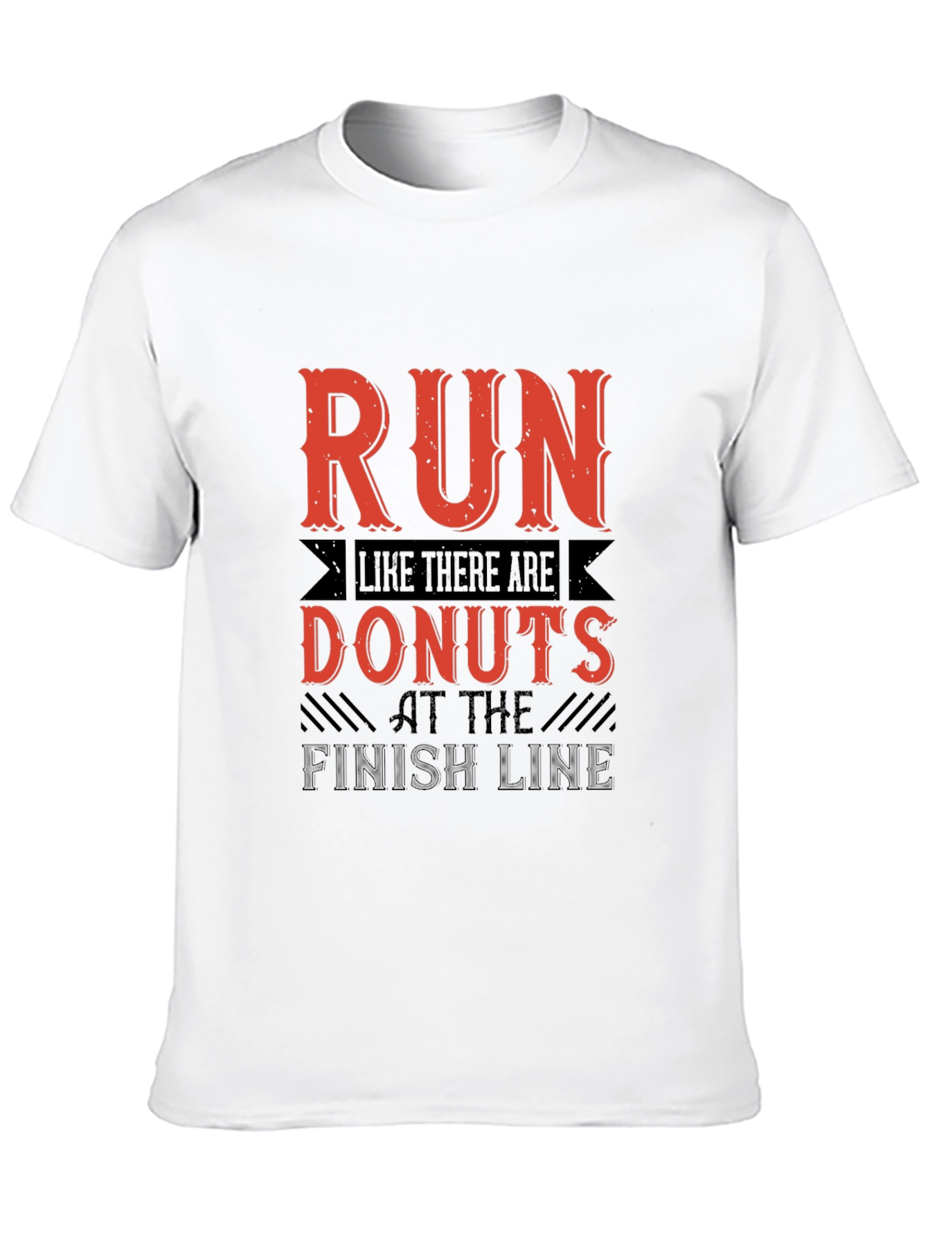 Run For Donuts Black T-Shirt