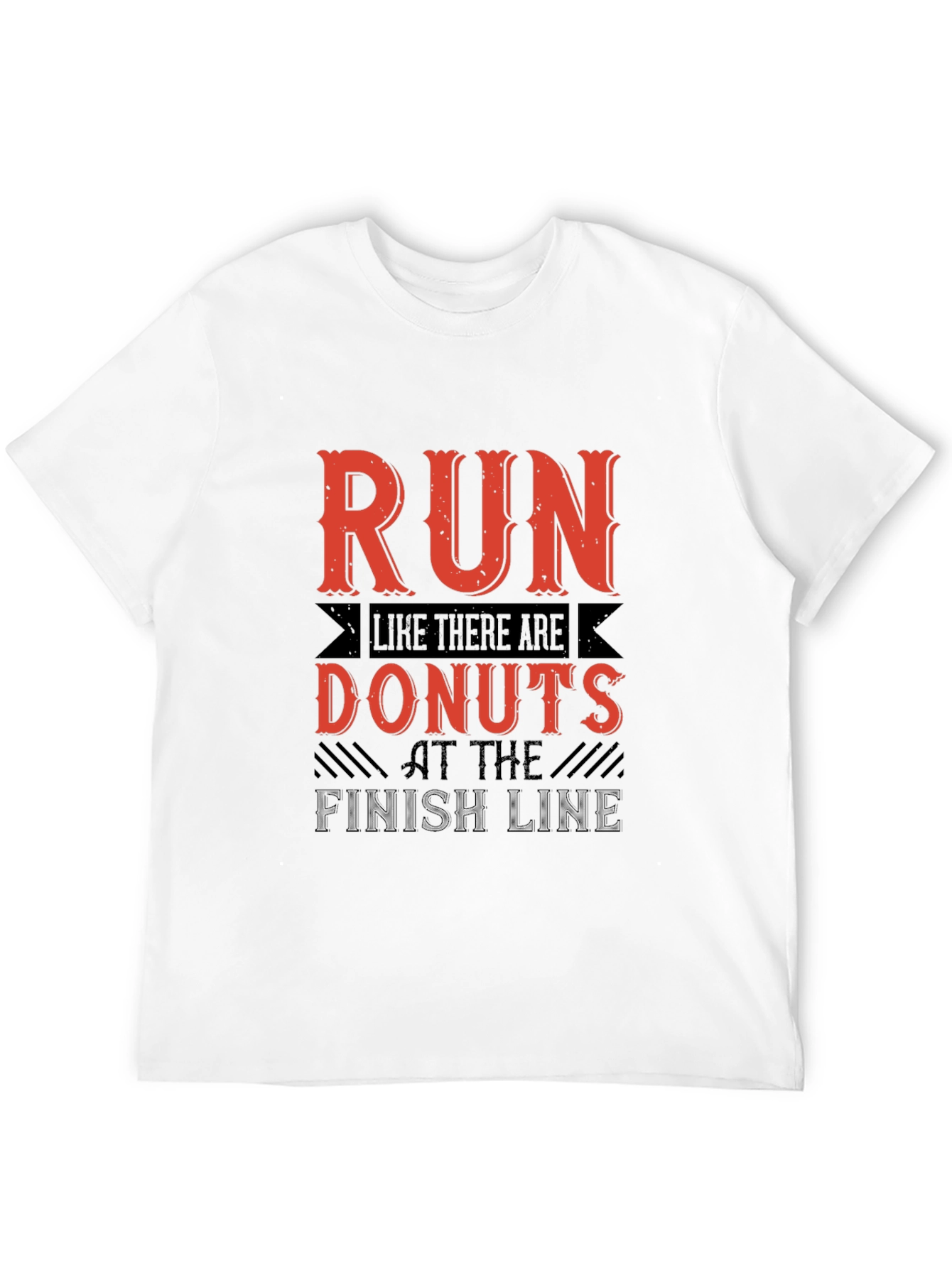 Run For Donuts Black T-Shirt