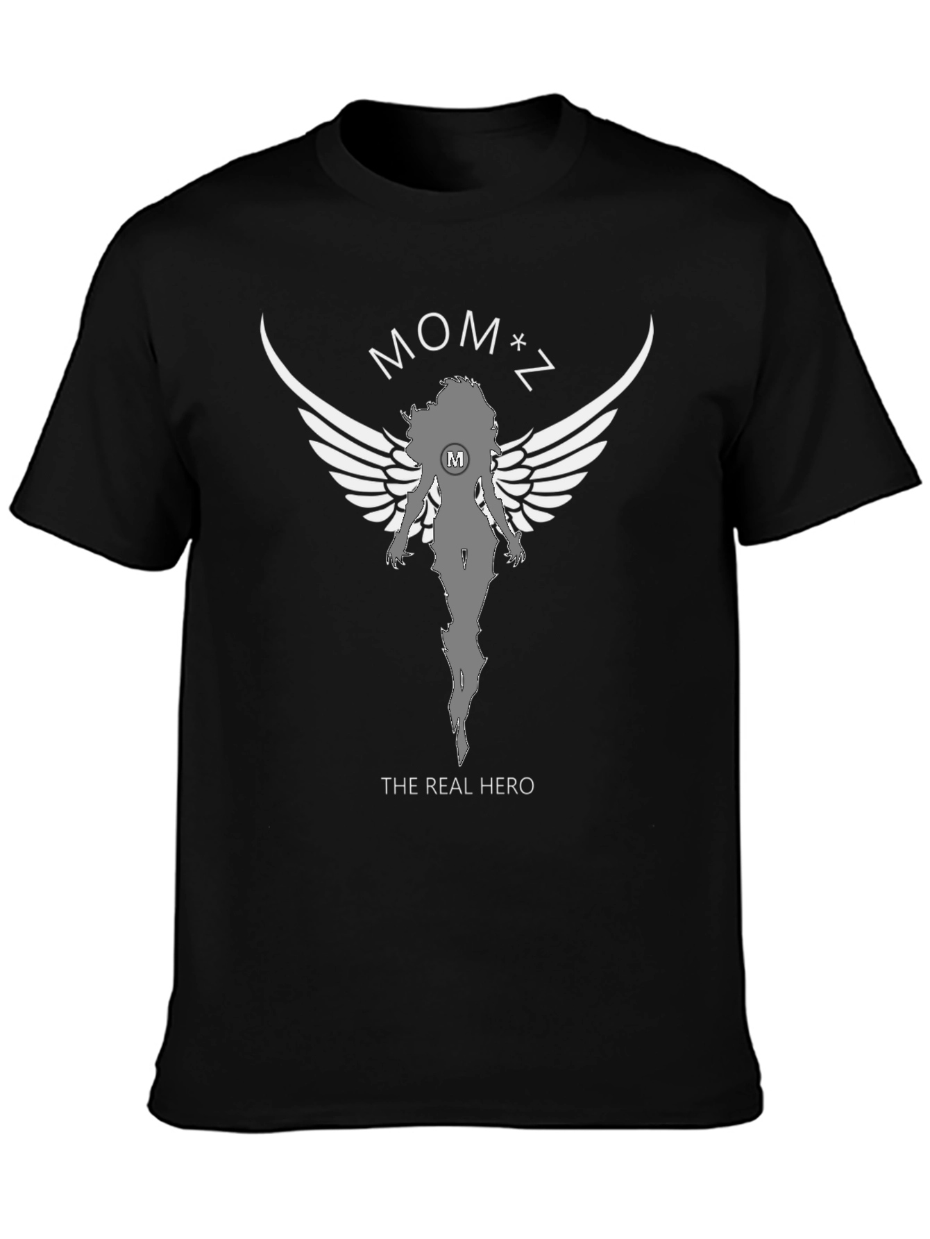 Mom Hero Black T-Shirt