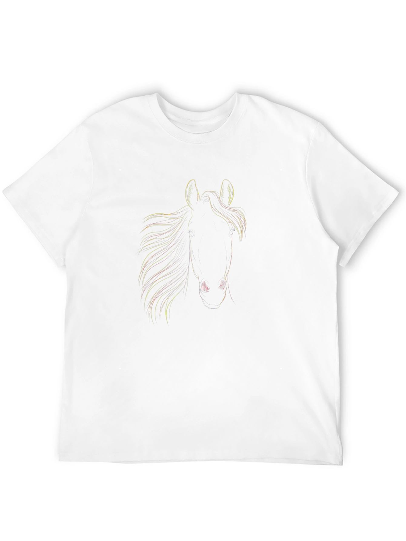Black Horse Graphic Tee - Stylish and Unique