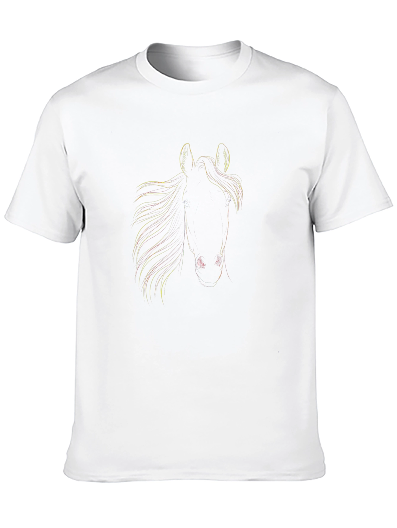 Black Horse Graphic Tee - Stylish and Unique
