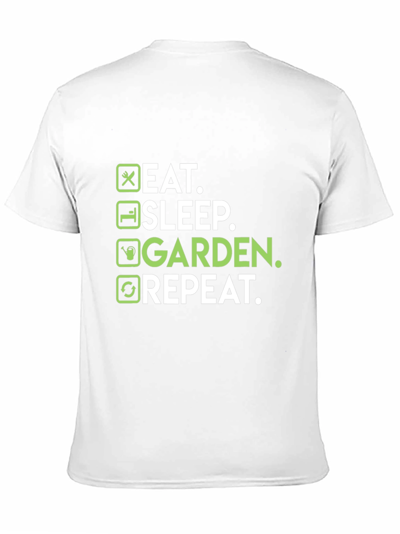 Eat Sleep Garden Repeat Graphic T-Shirt