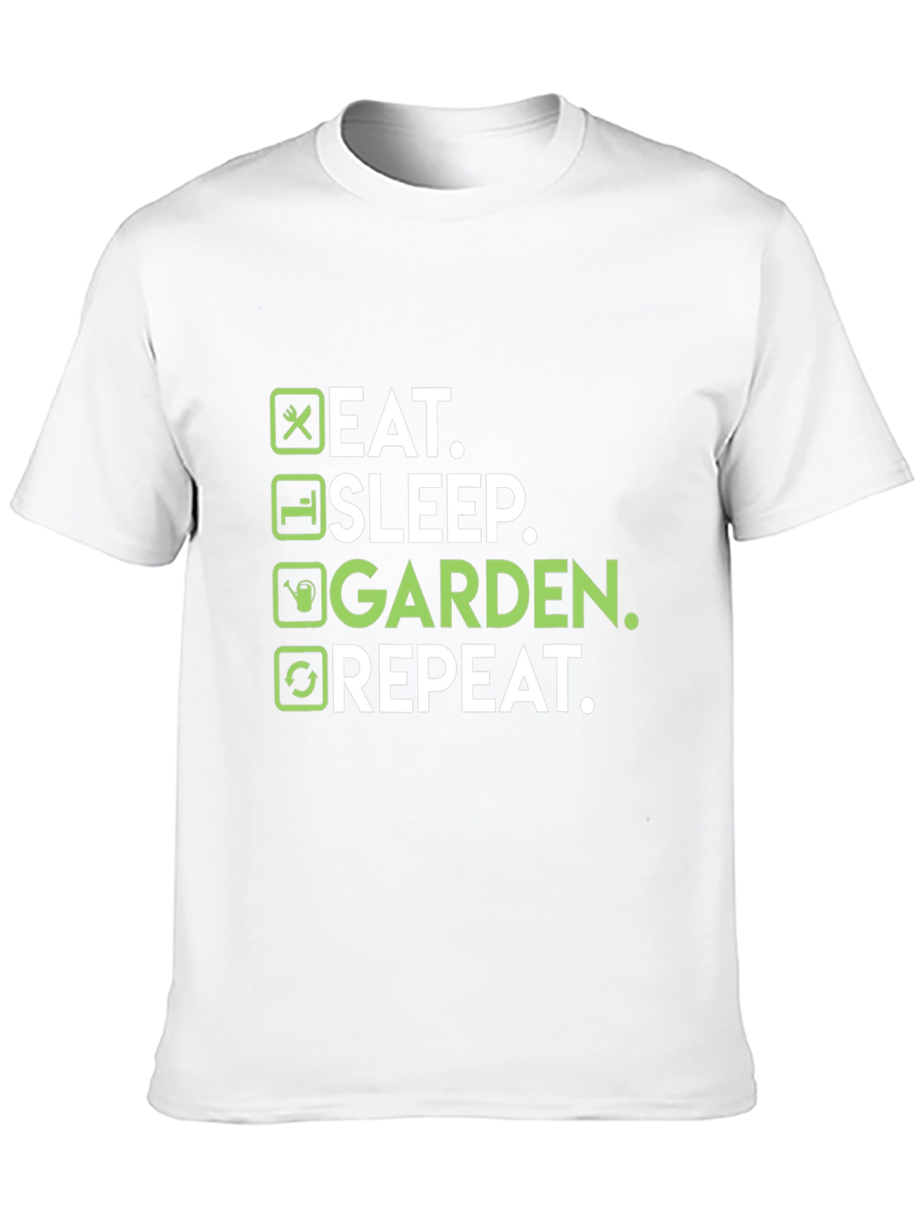 Eat Sleep Garden Repeat Graphic T-Shirt
