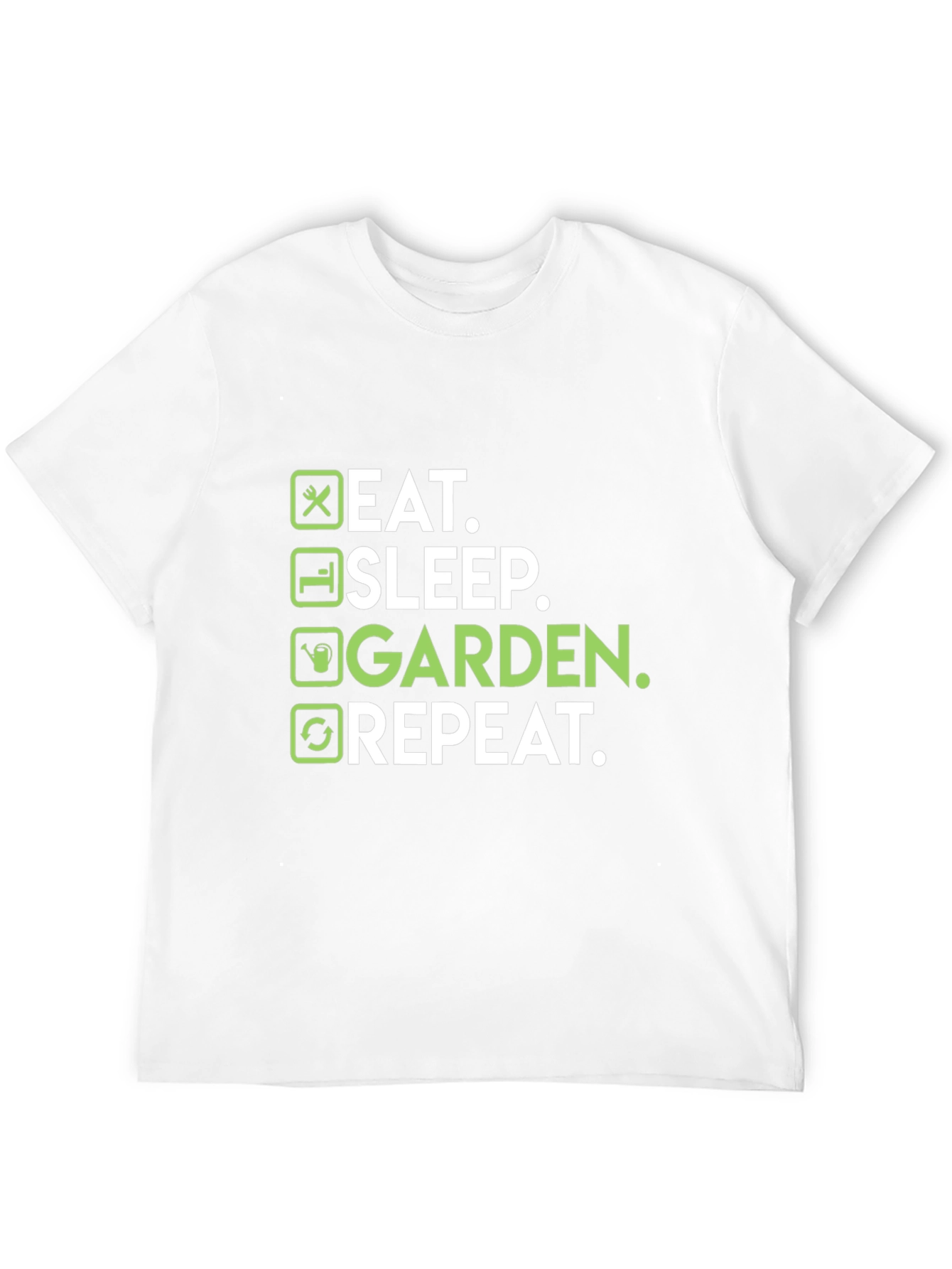 Eat Sleep Garden Repeat Graphic T-Shirt