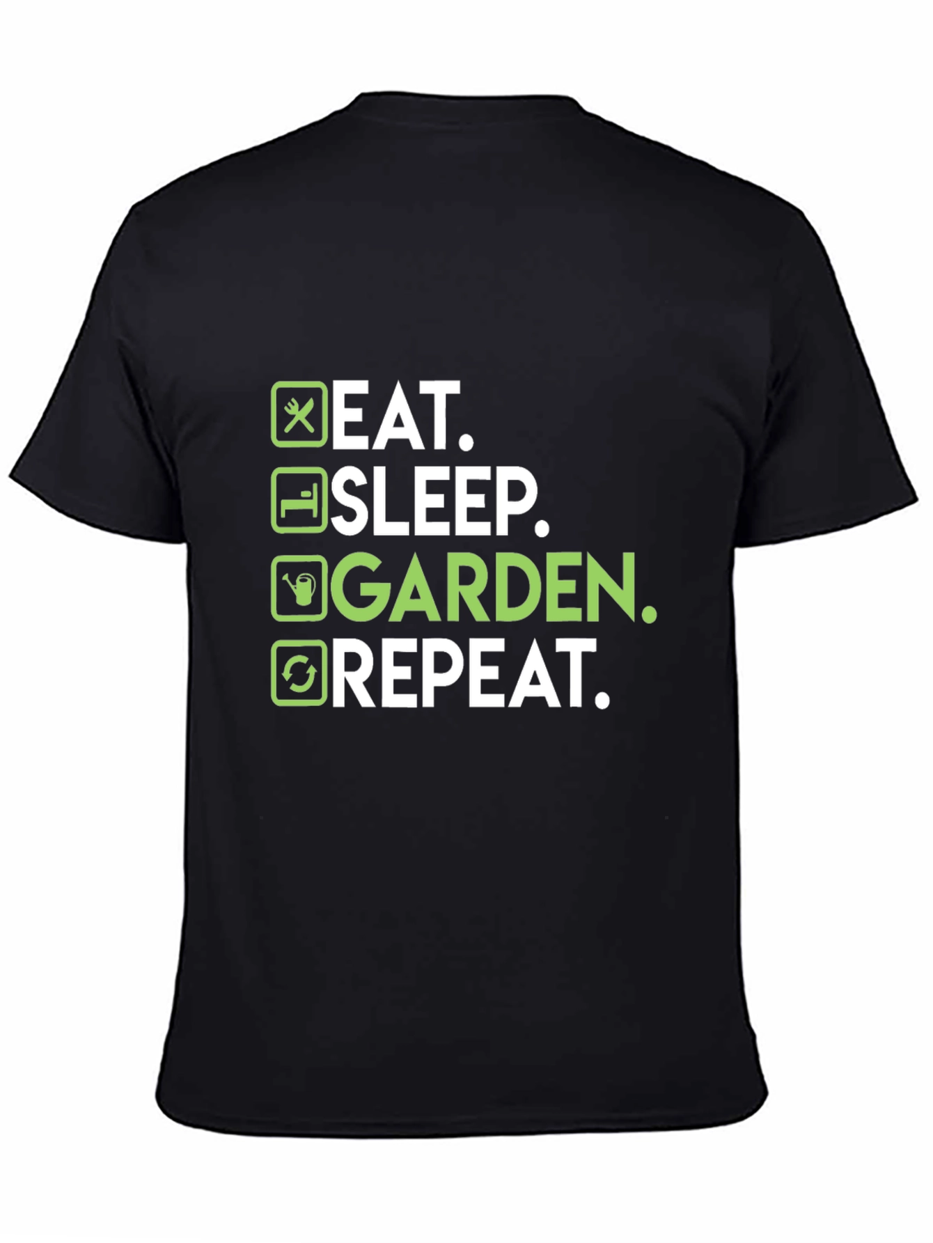 Eat Sleep Garden Repeat Graphic T-Shirt