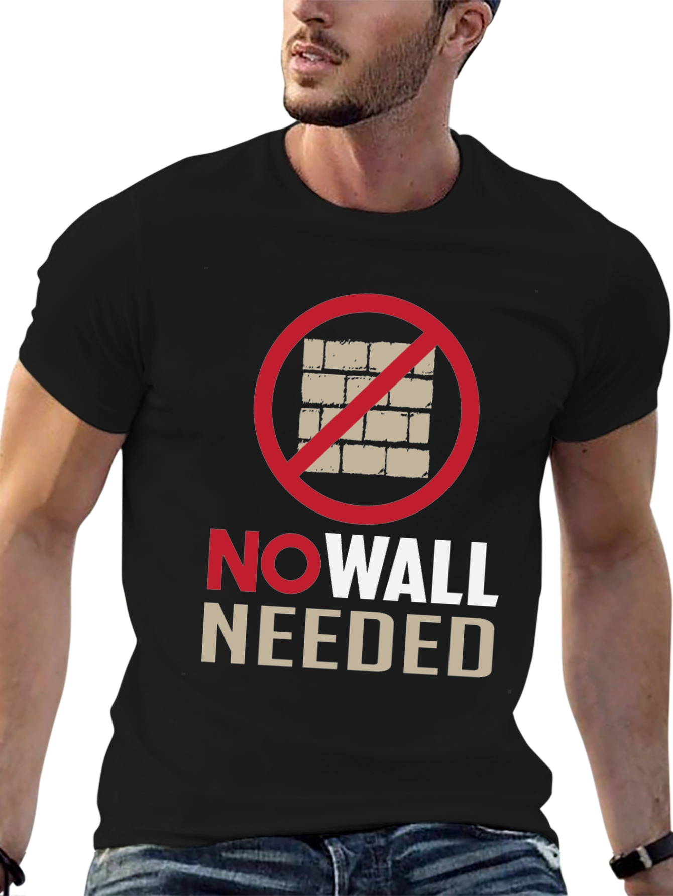 No Wall Needed T-Shirt - Protest Apparel