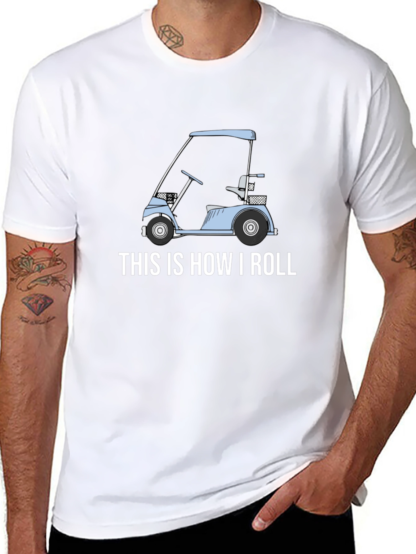 This Is How I Roll Golf Cart T-Shirt