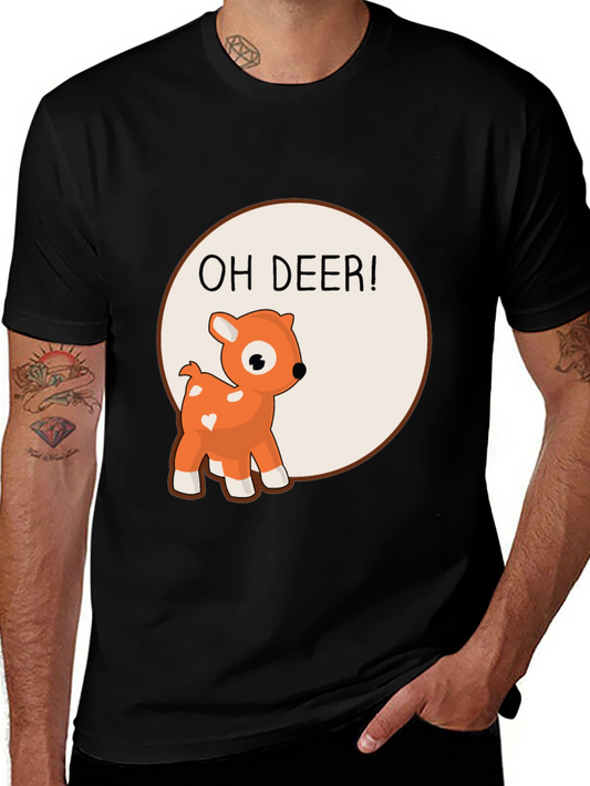 Oh Deer! Graphic Tee - Cute Animal Design