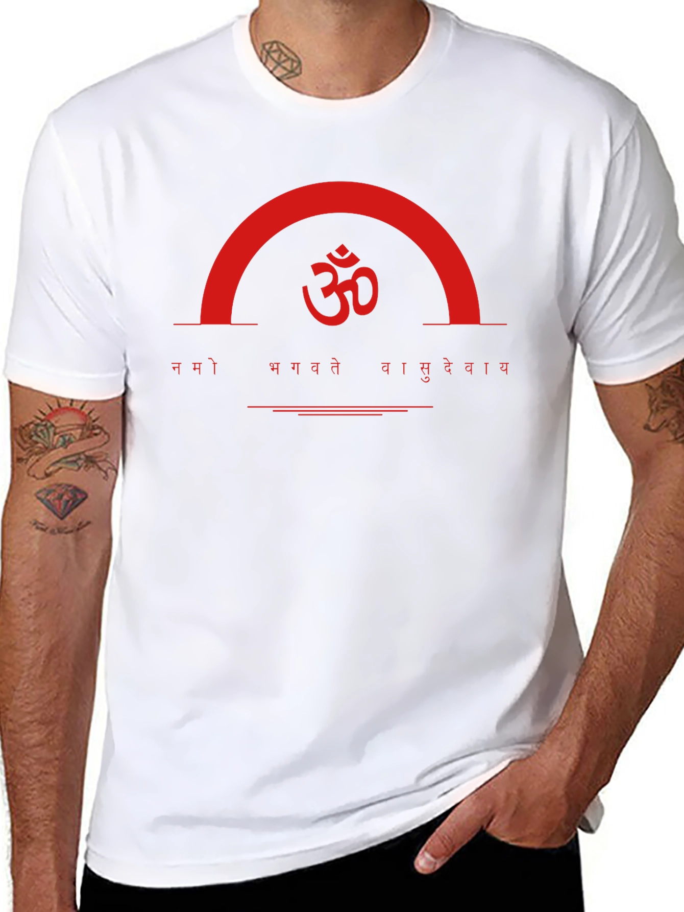 Om Namo Bhagavate Vasudevaya T-Shirt