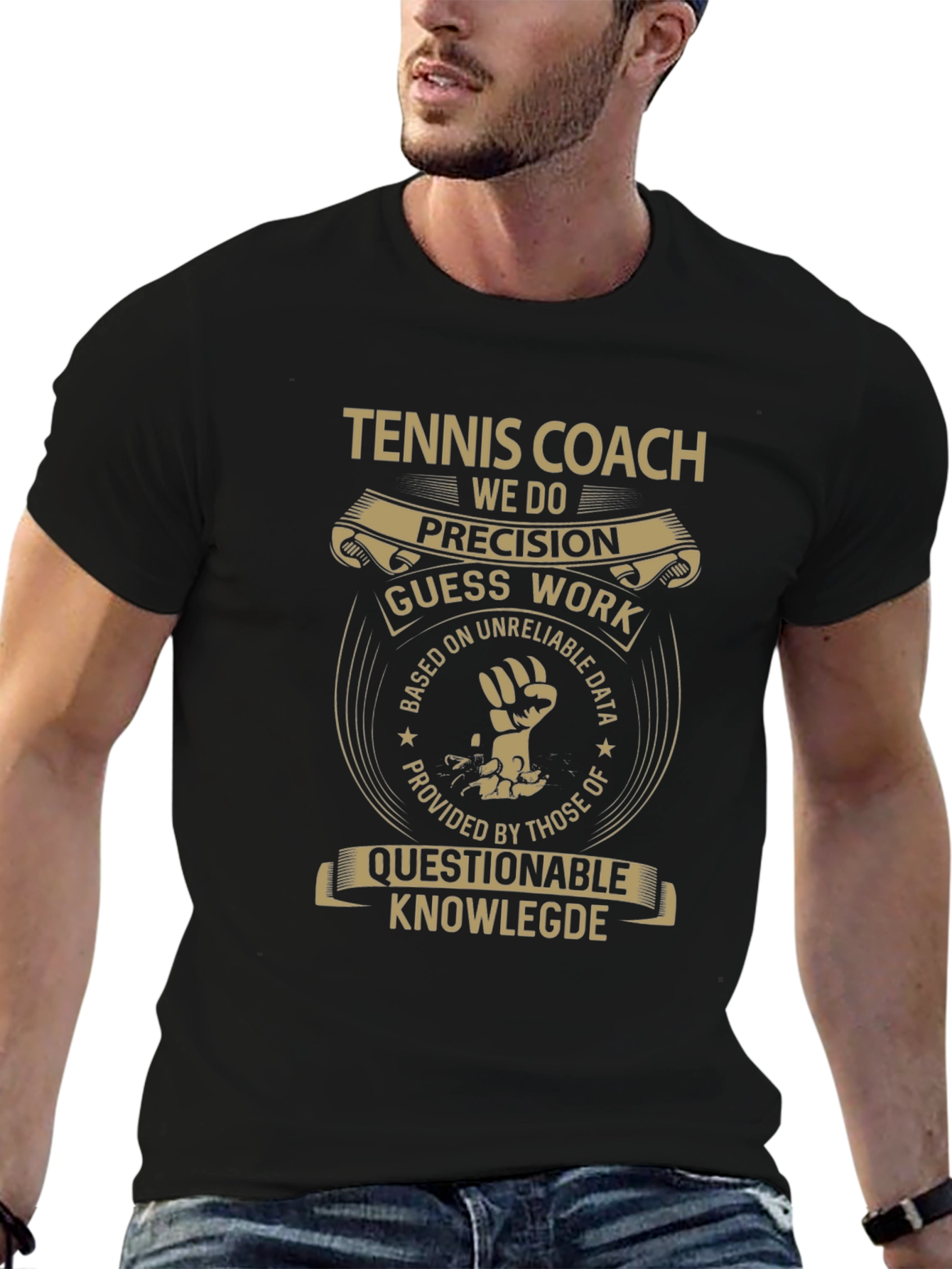 Tennis Coach Precision Graphic Tee