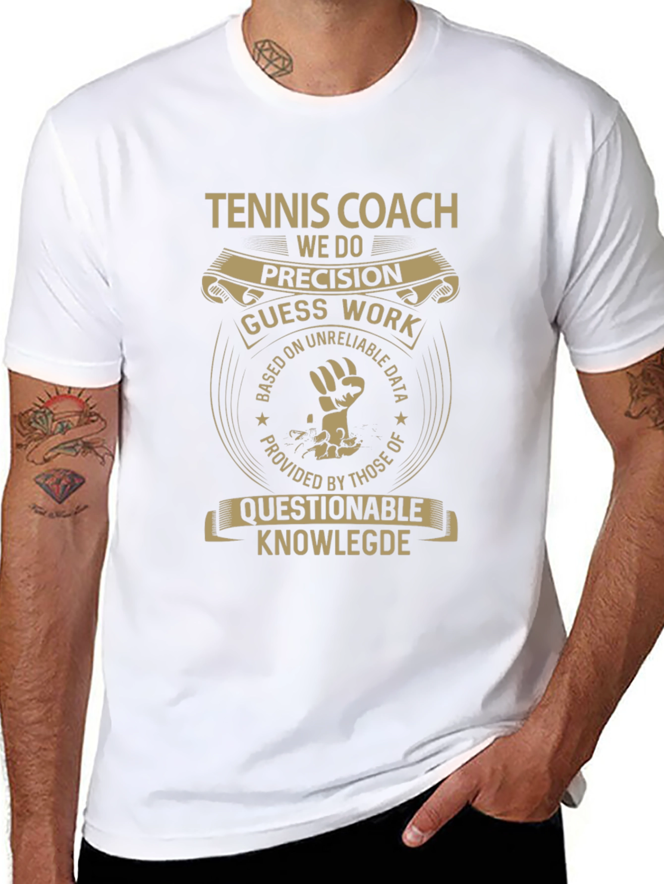 Tennis Coach Precision Graphic Tee