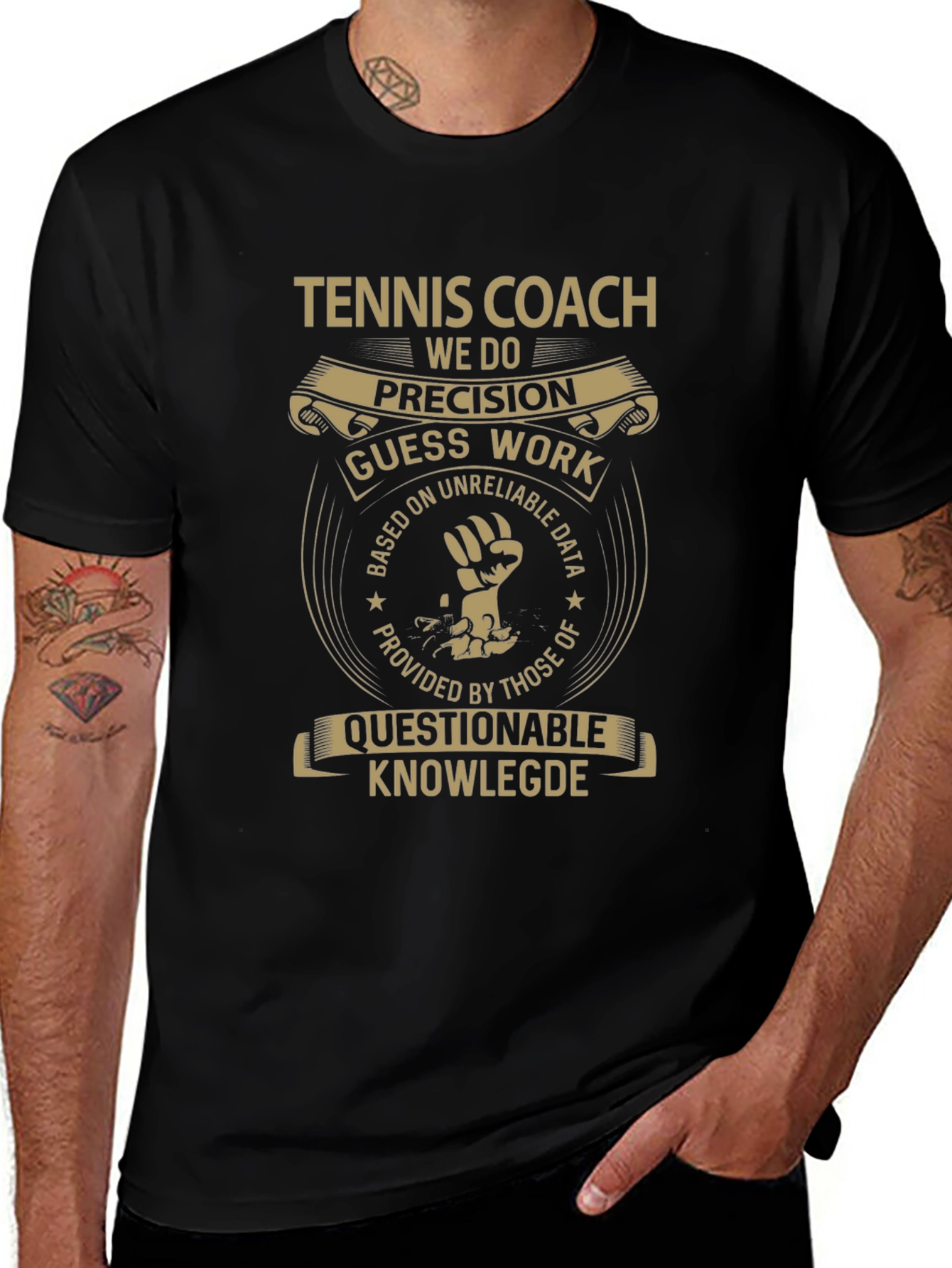 Tennis Coach Precision Graphic Tee