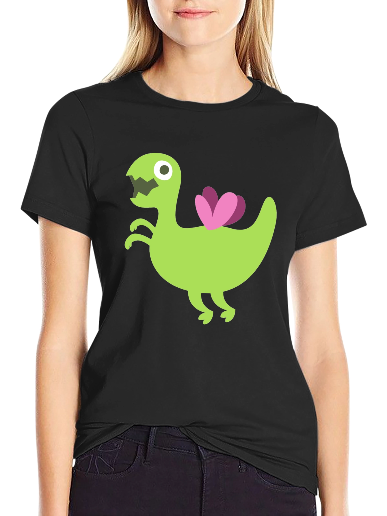 Cartoon Dino T-Shirt - Unique Graphic Tee