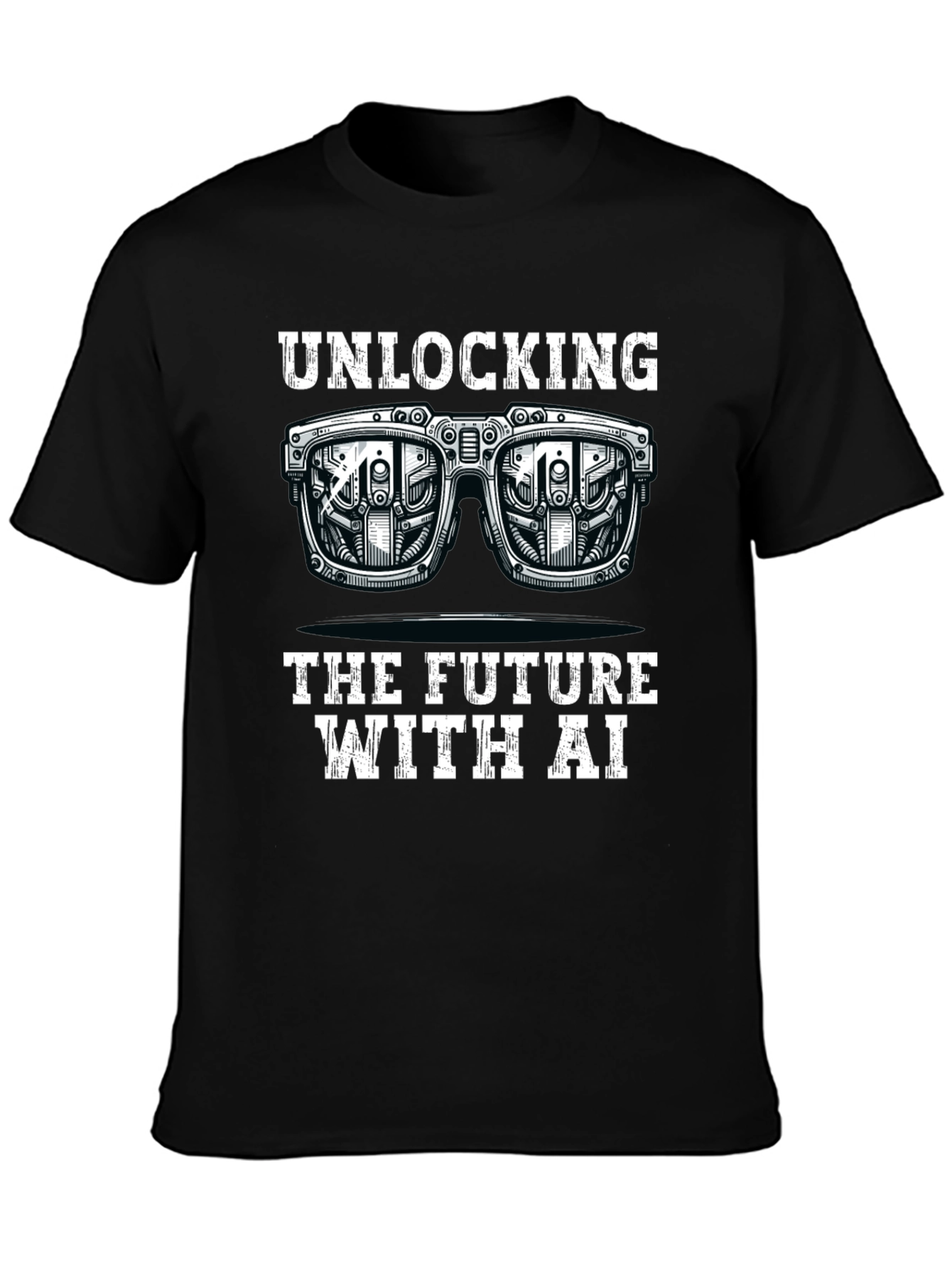 Unlocking the Future with AI Black T-Shirt