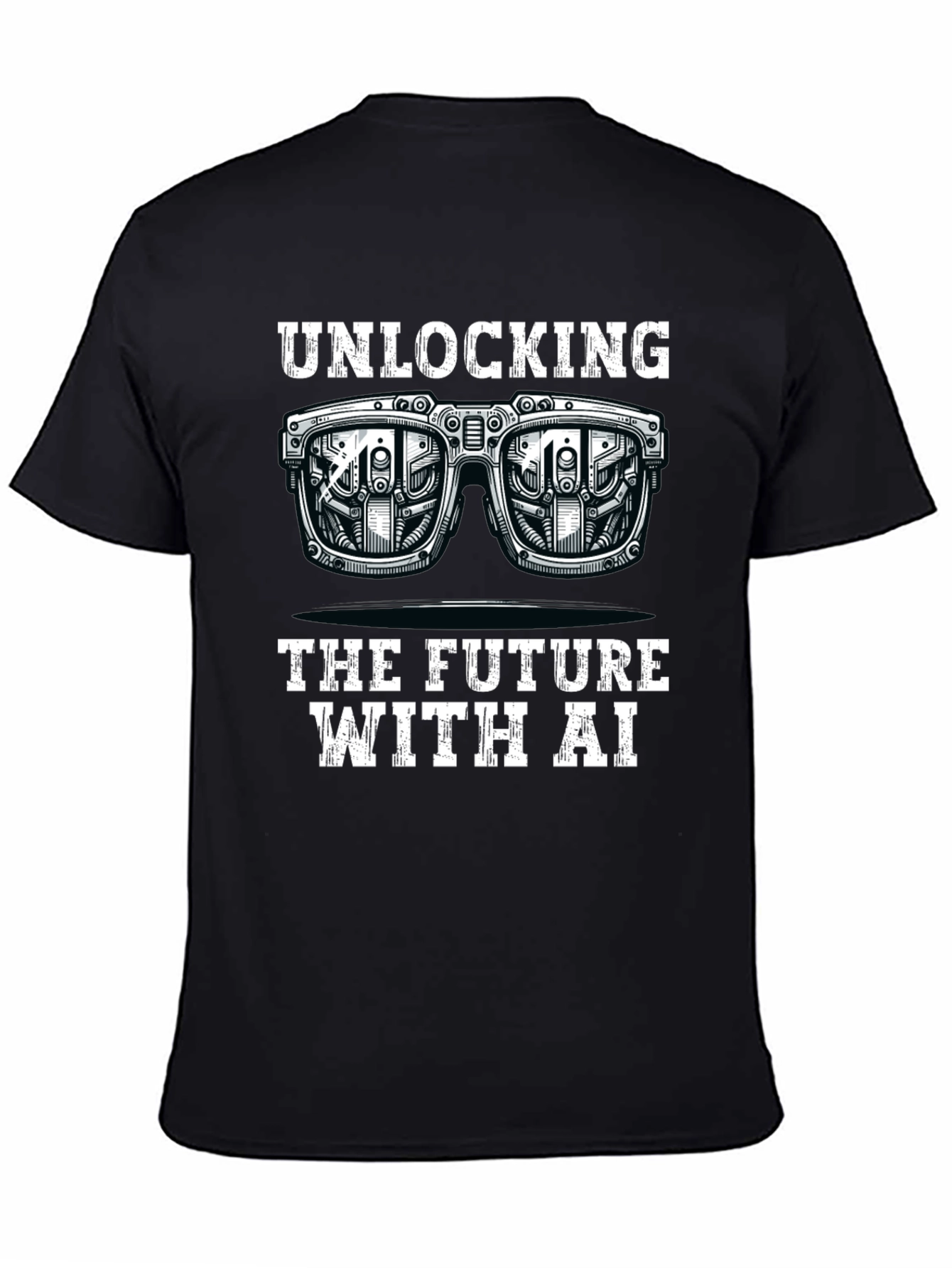 Unlocking the Future with AI Black T-Shirt