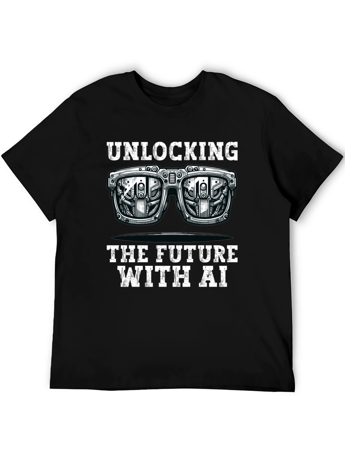 Unlocking the Future with AI Black T-Shirt