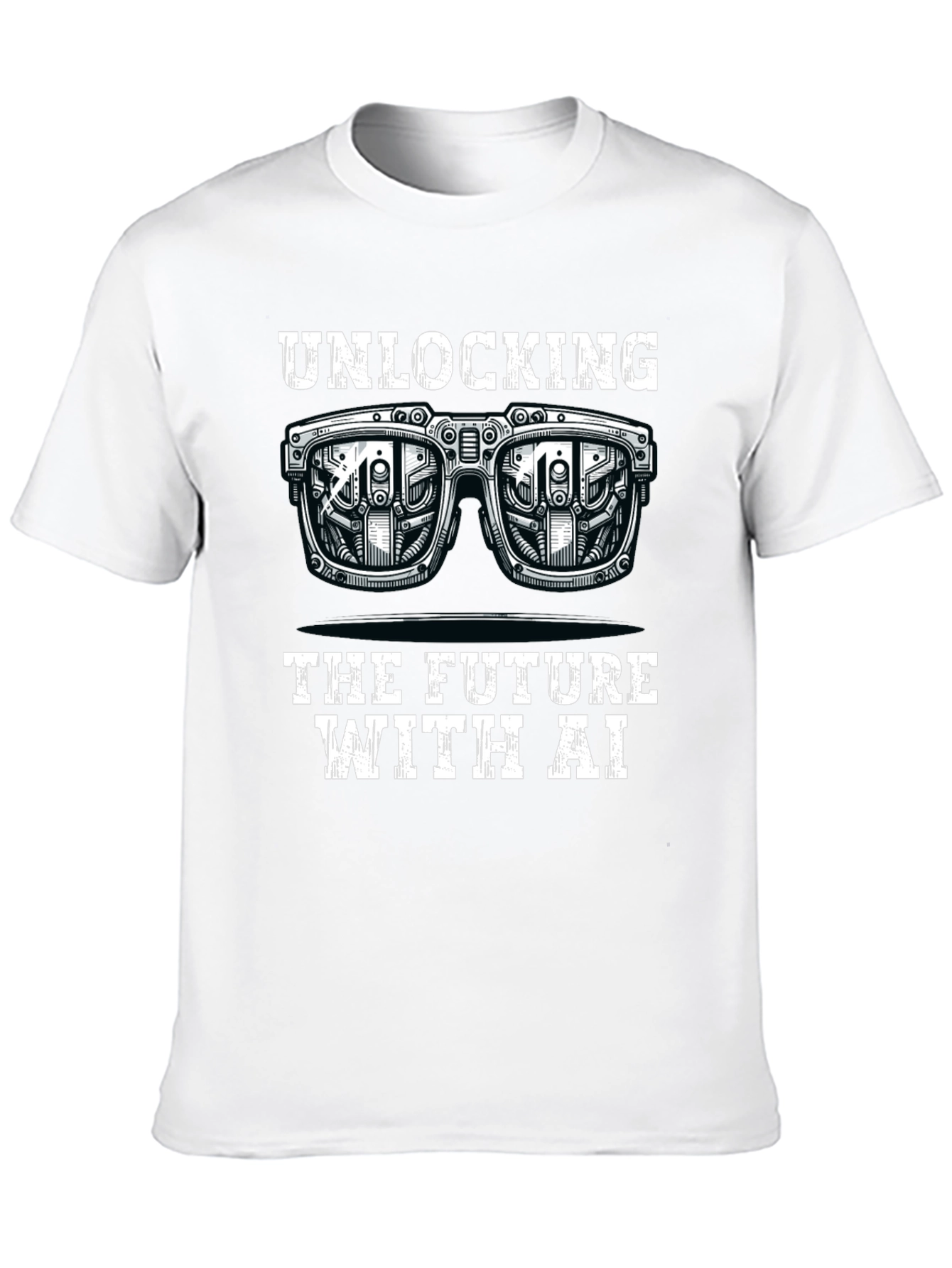 Unlocking the Future with AI Black T-Shirt