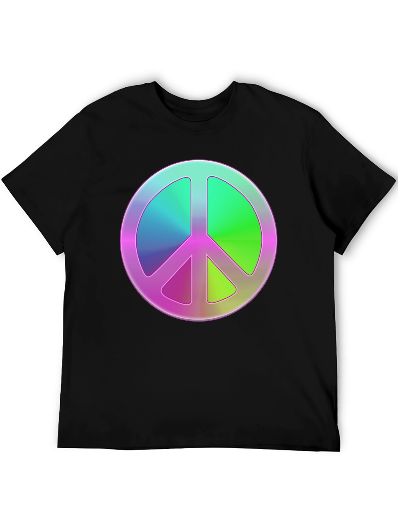 Peace Sign Graphic Tee - Retro Style