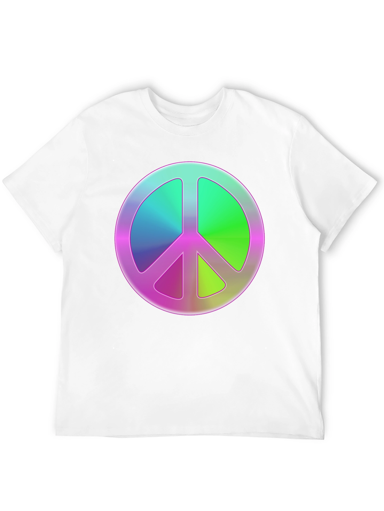 Peace Sign Graphic Tee - Retro Style