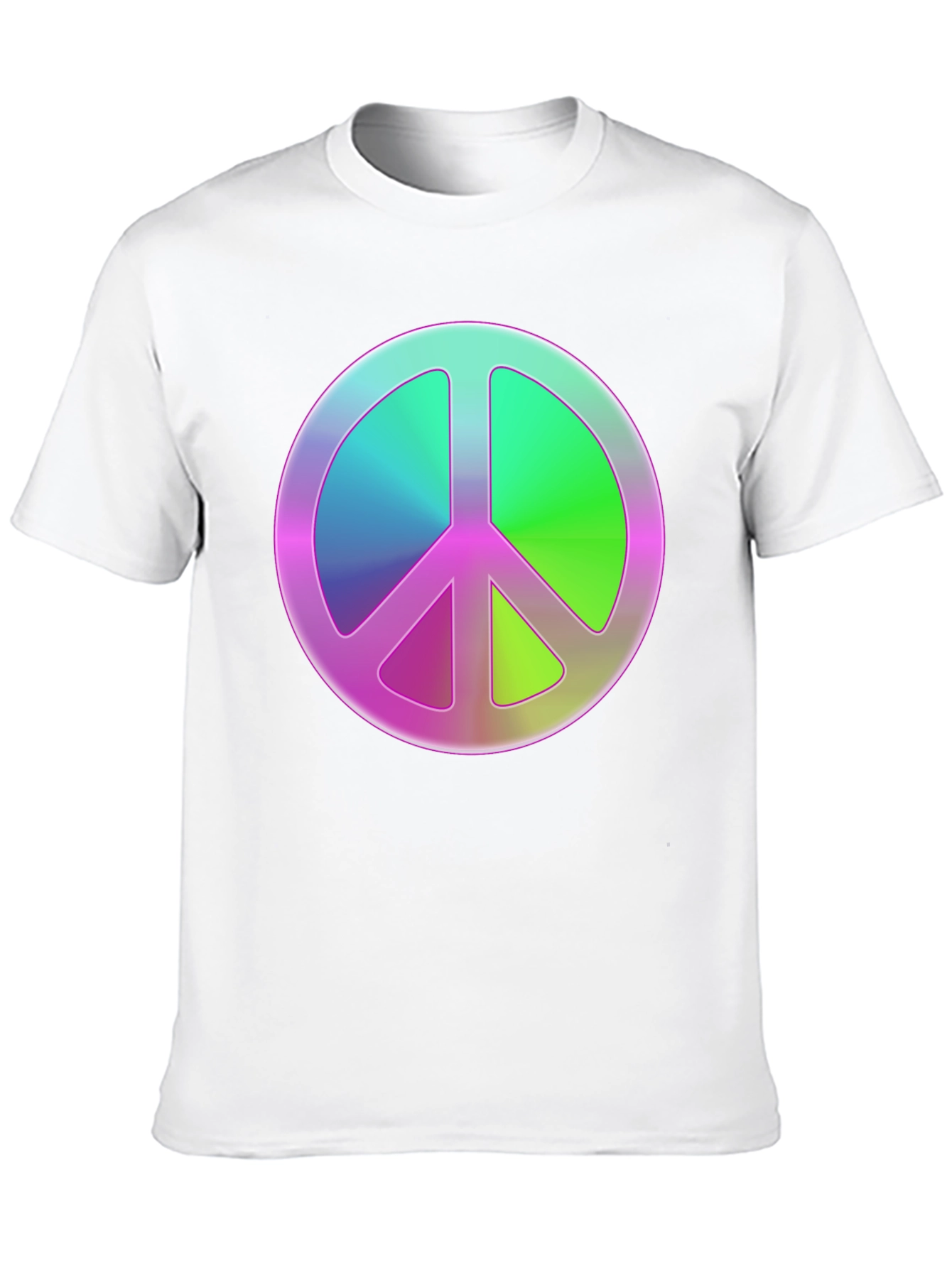 Peace Sign Graphic Tee - Retro Style
