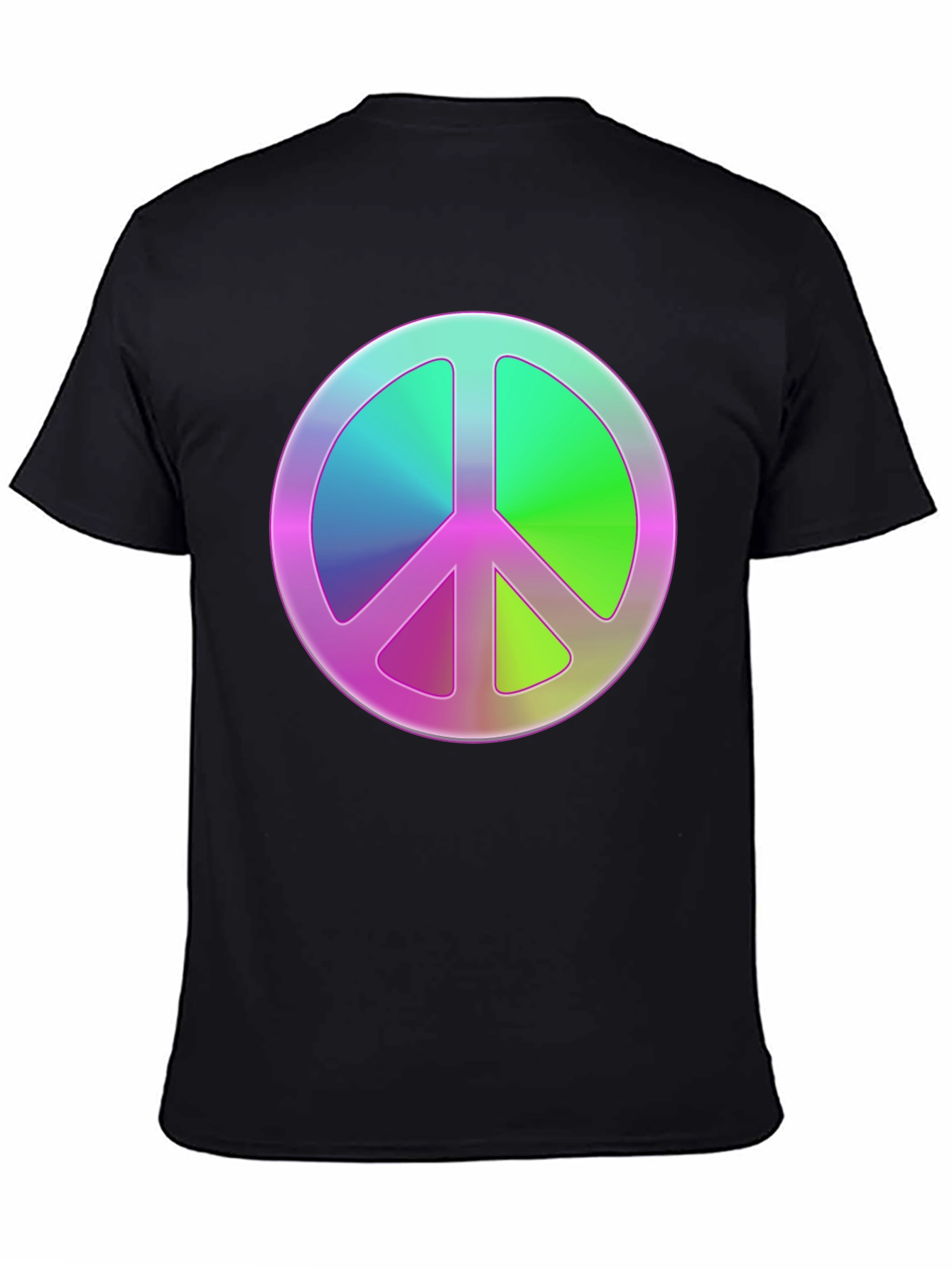 Peace Sign Graphic Tee - Retro Style