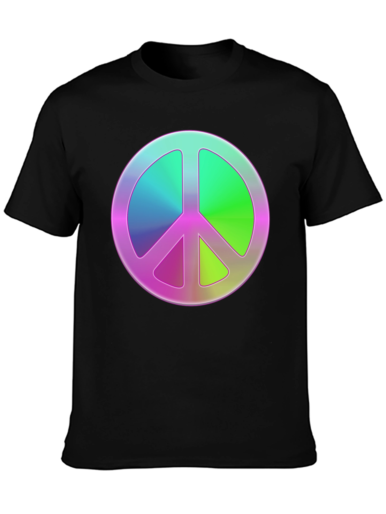 Peace Sign Graphic Tee - Retro Style