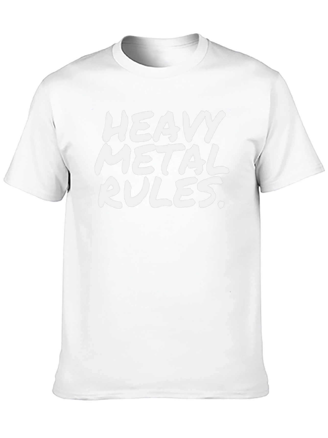 Heavy Metal Rules Black Graphic Tee