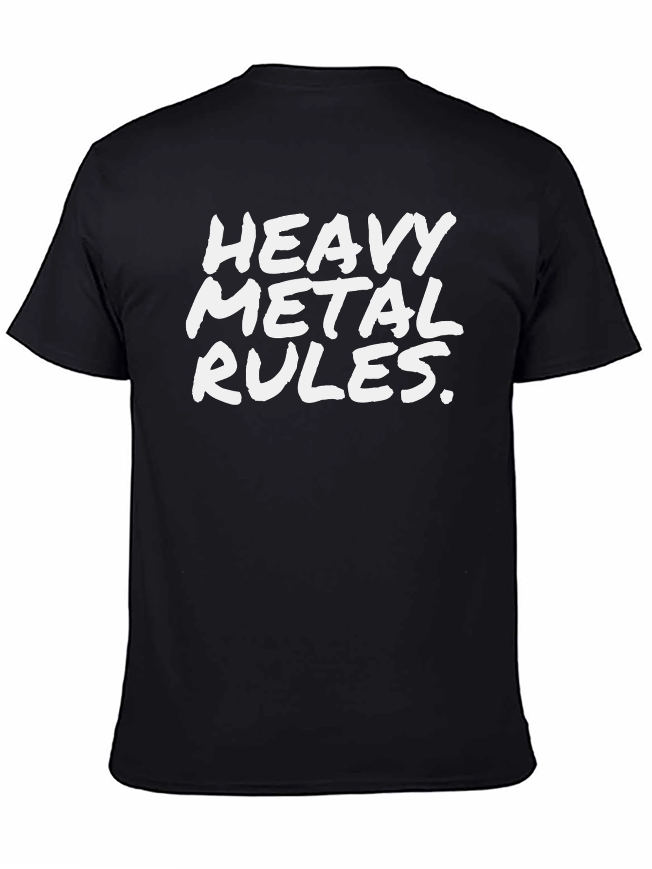 Heavy Metal Rules Black Graphic Tee