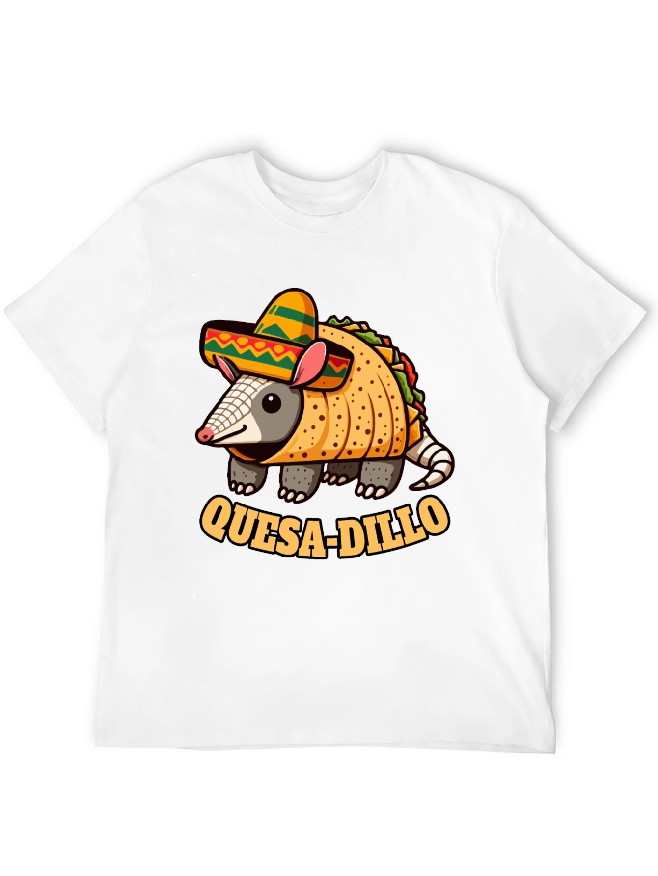 Quesadilla Armadillo T-Shirt: Quesa-dillo Funny Tee