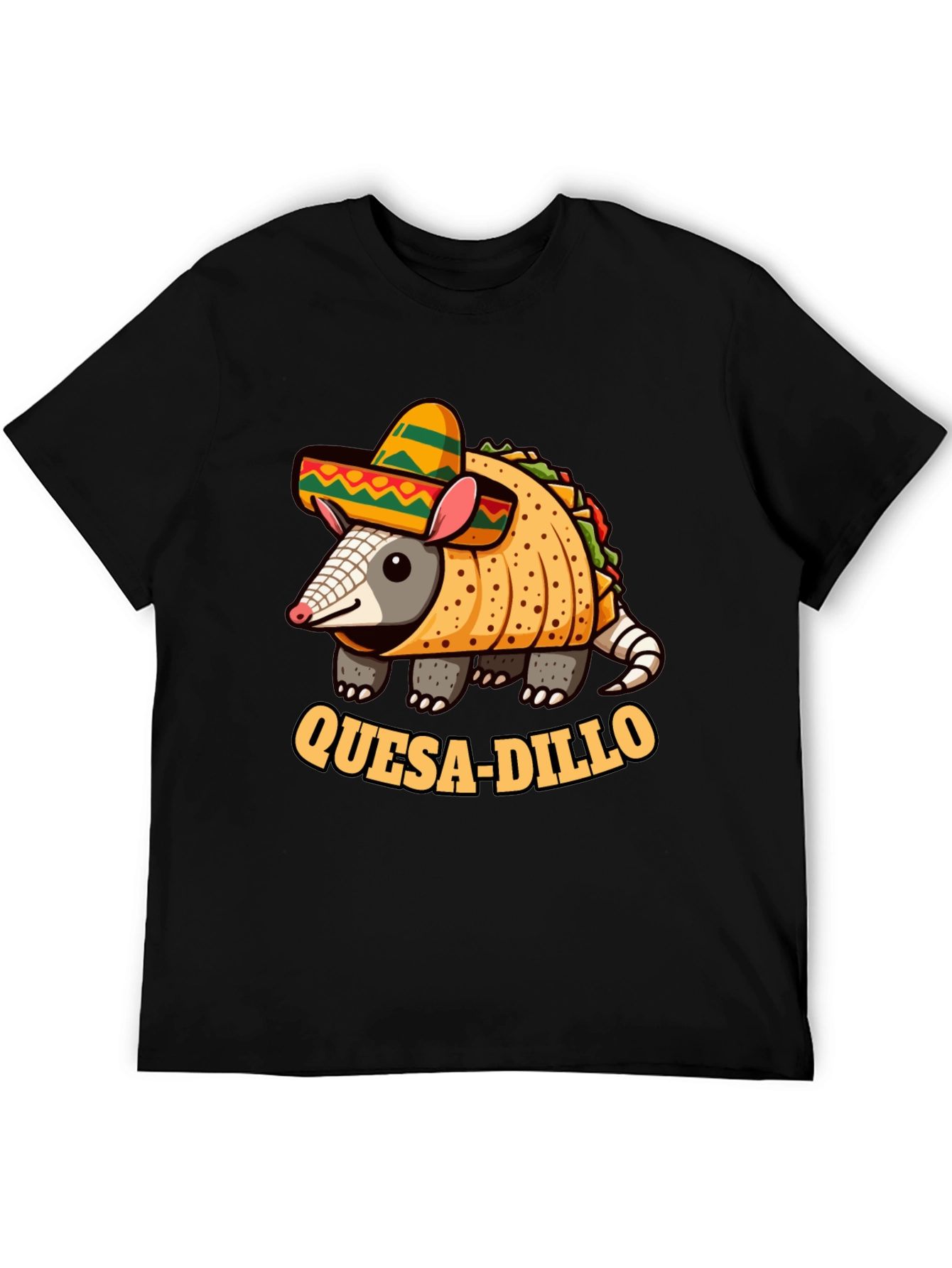 Quesadilla Armadillo T-Shirt: Quesa-dillo Funny Tee
