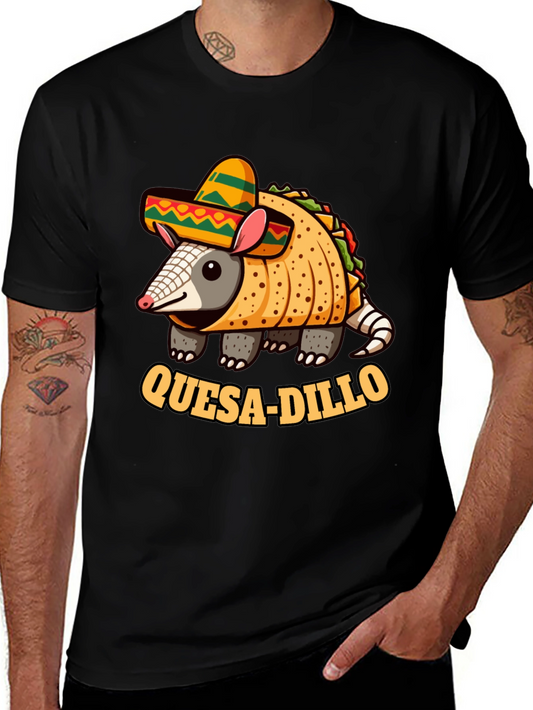Quesadilla Armadillo T-Shirt: Quesa-dillo Funny Tee